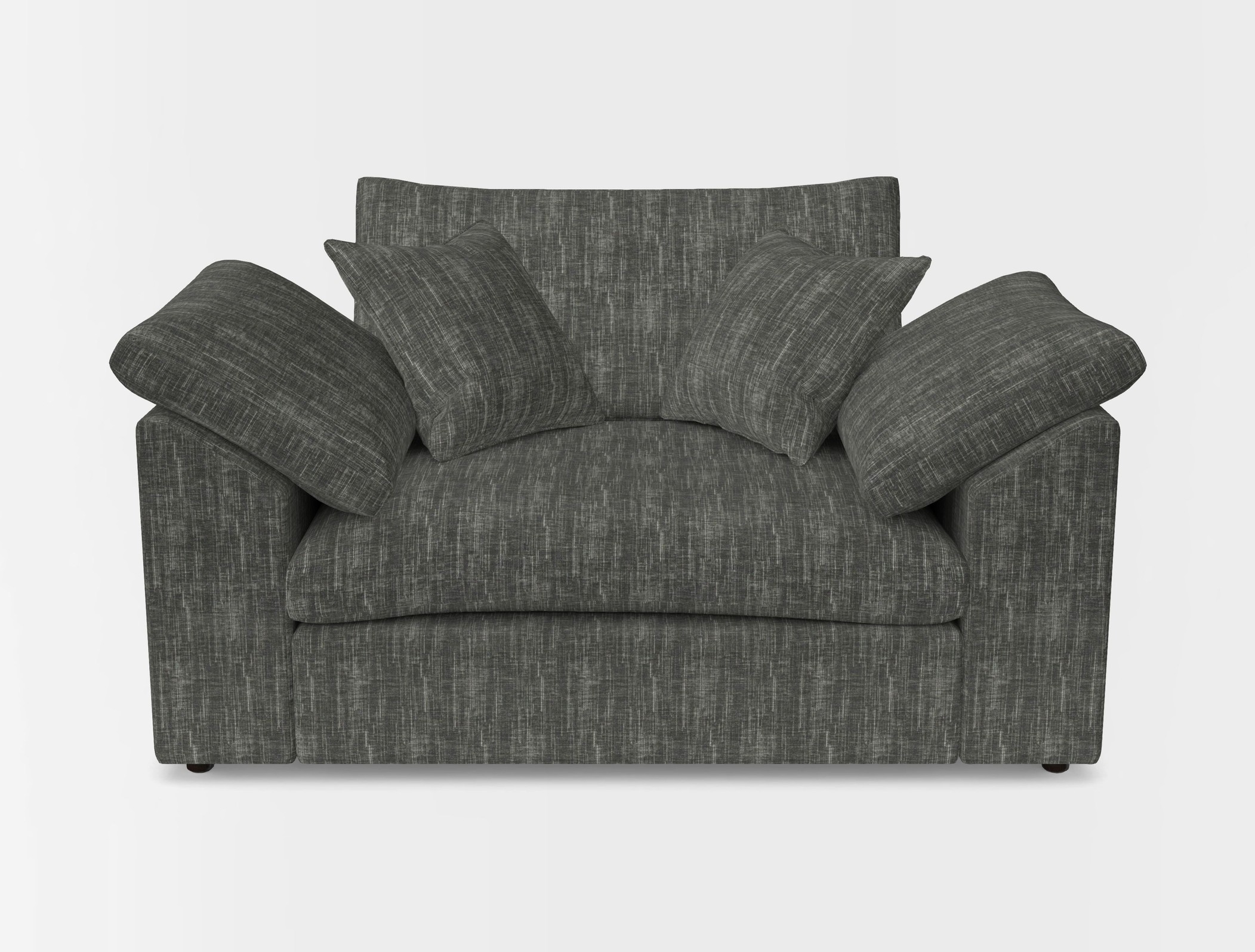 Big softie sloped arm front