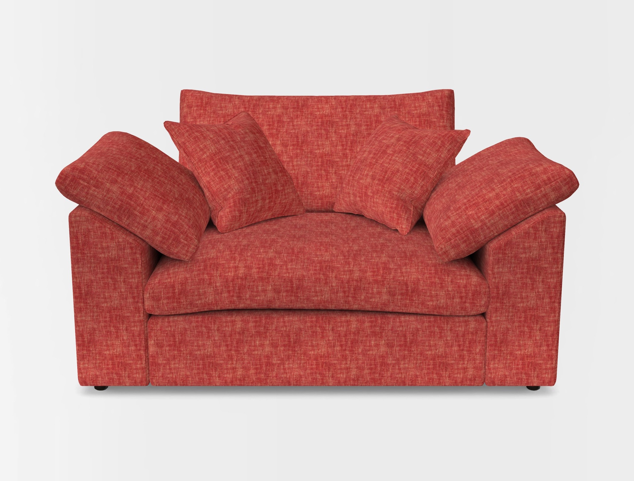 Big softie sloped arm front
