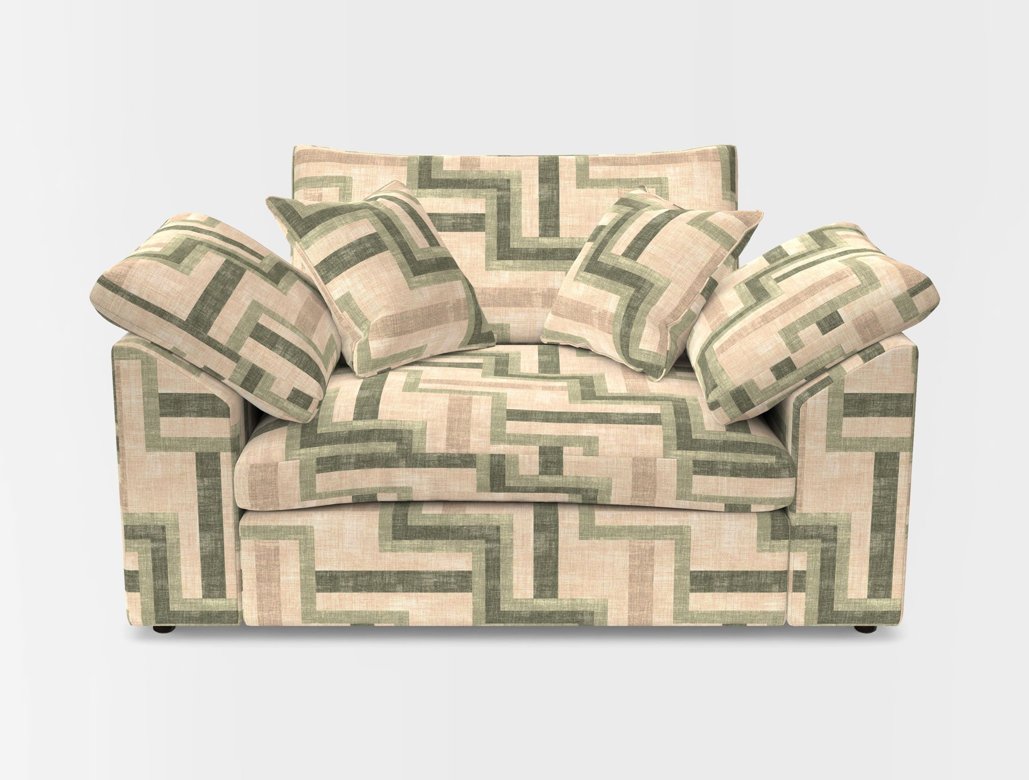 Big softie sloped arm front