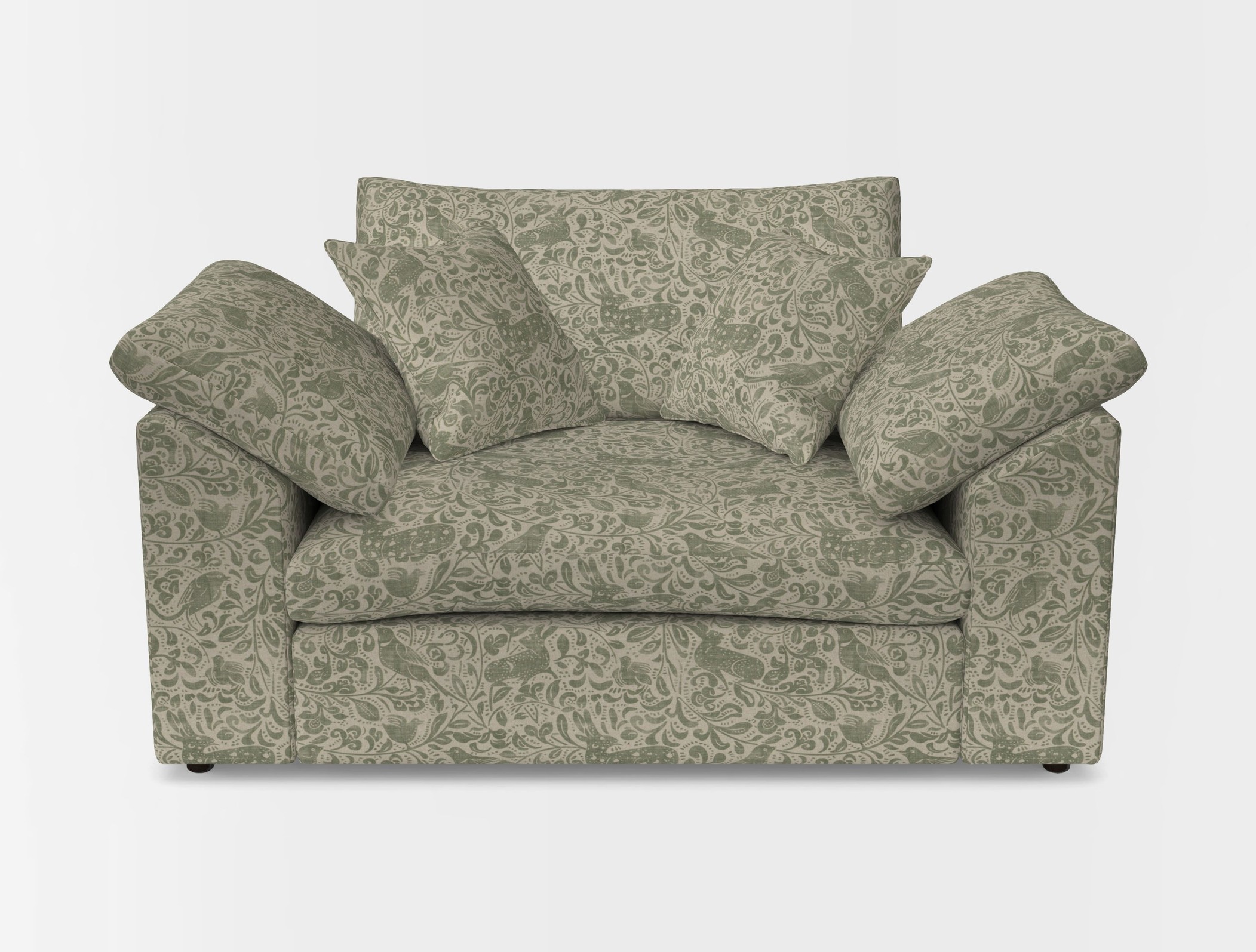 Big softie sloped arm front