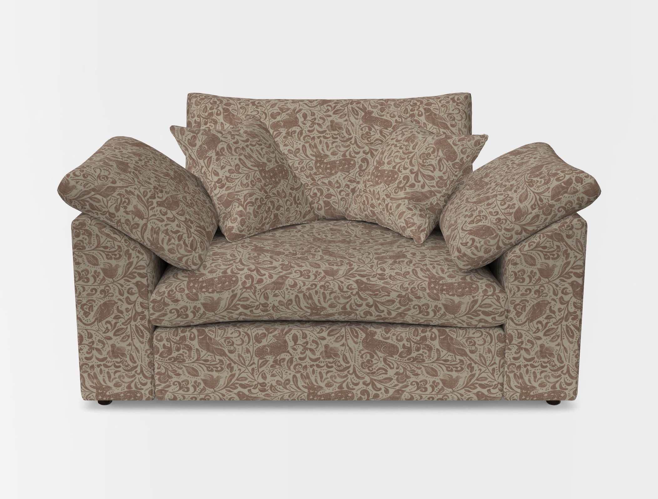 Big softie sloped arm front