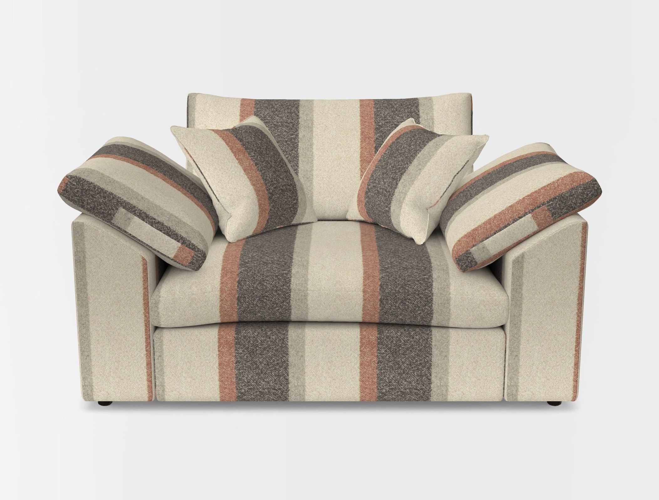 Big softie sloped arm front