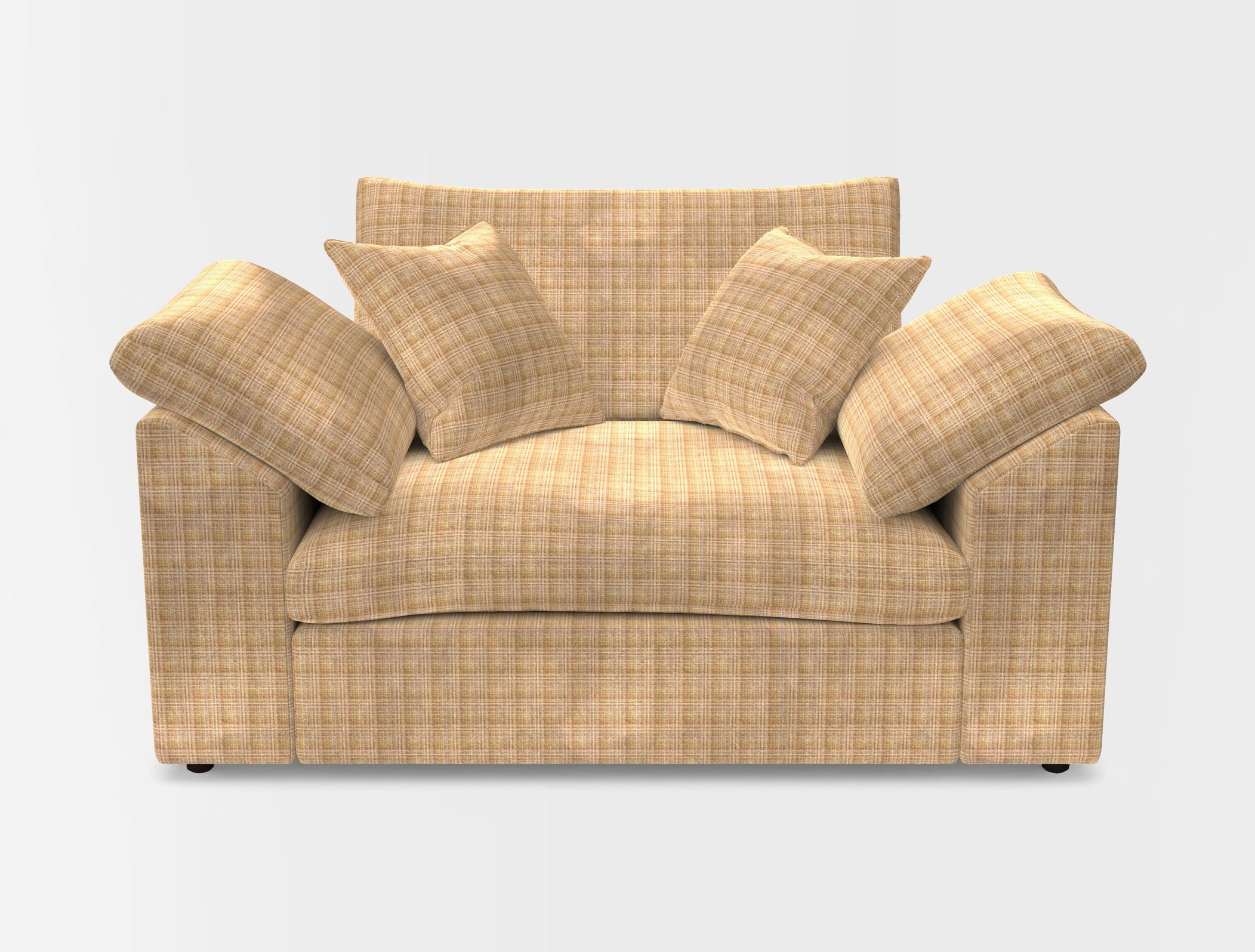 Big softie sloped arm front