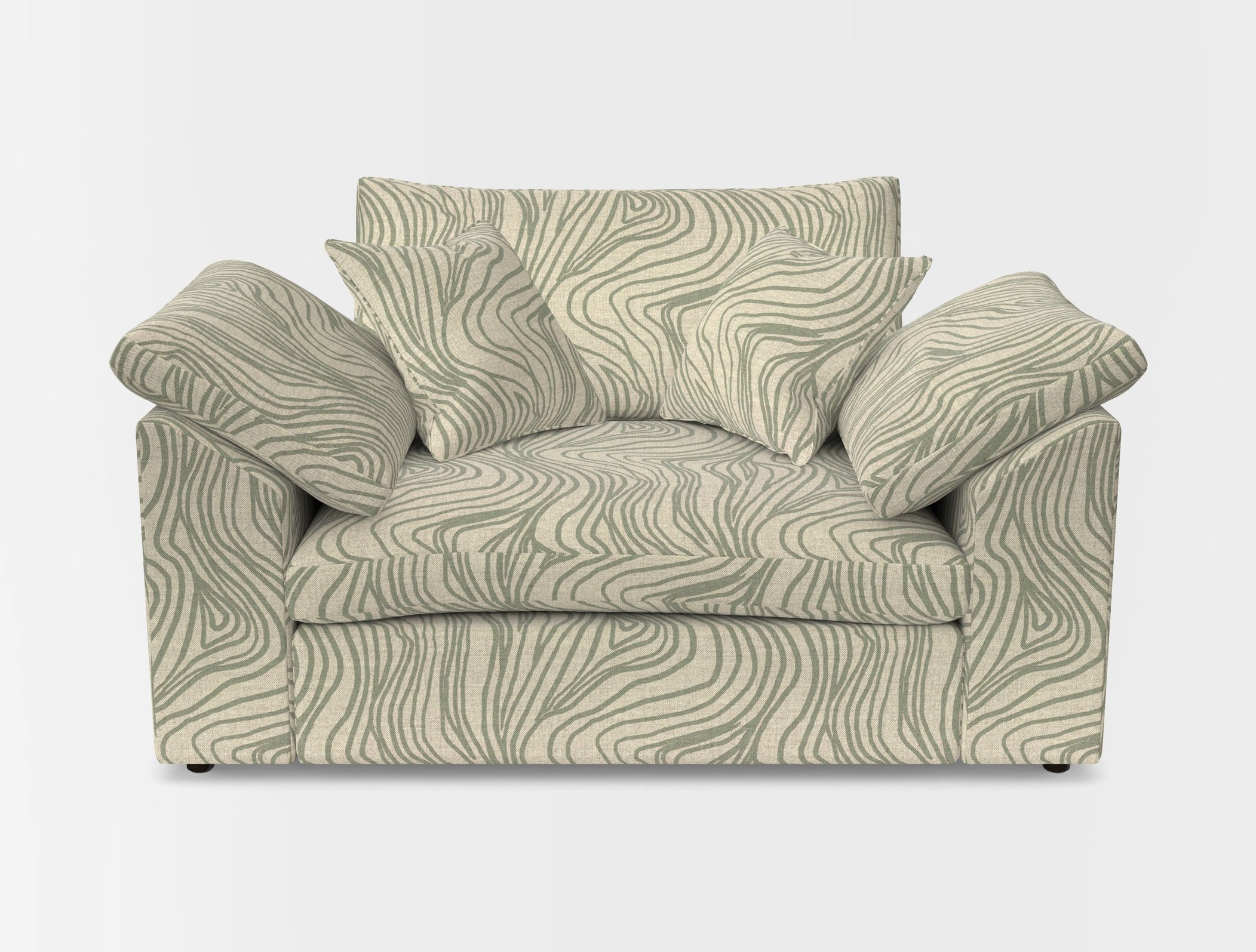 Big softie sloped arm front