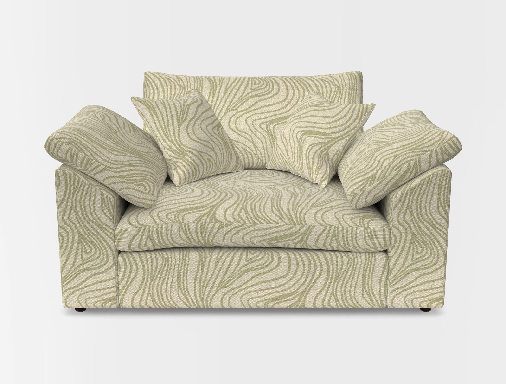 Big softie sloped arm front