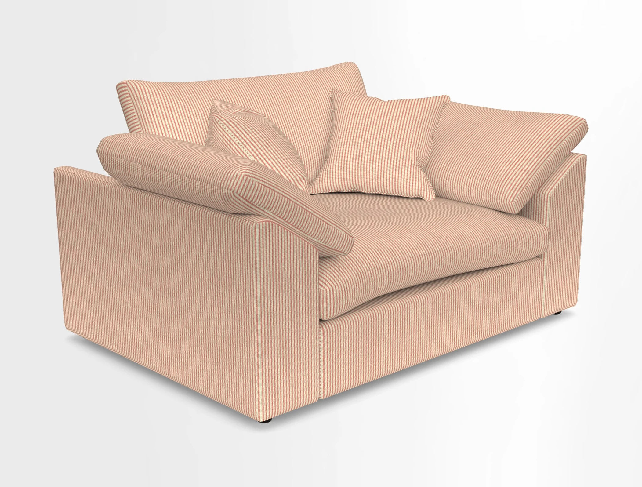 Big Softie Sloped Arm Snuggler in Two Tone Plain Biscuit