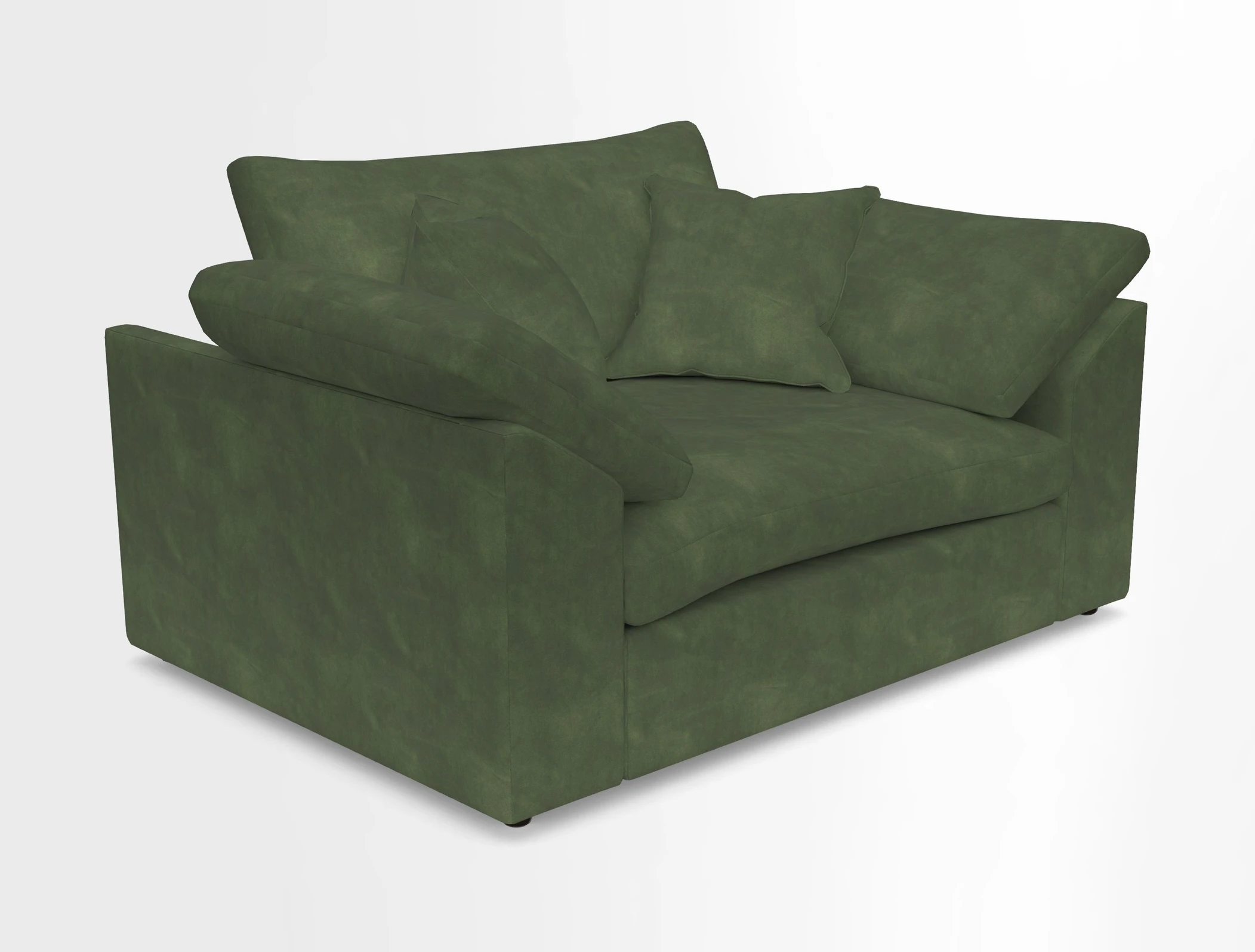 Big Softie Sloped Arm Snuggler in Two Tone Plain Biscuit