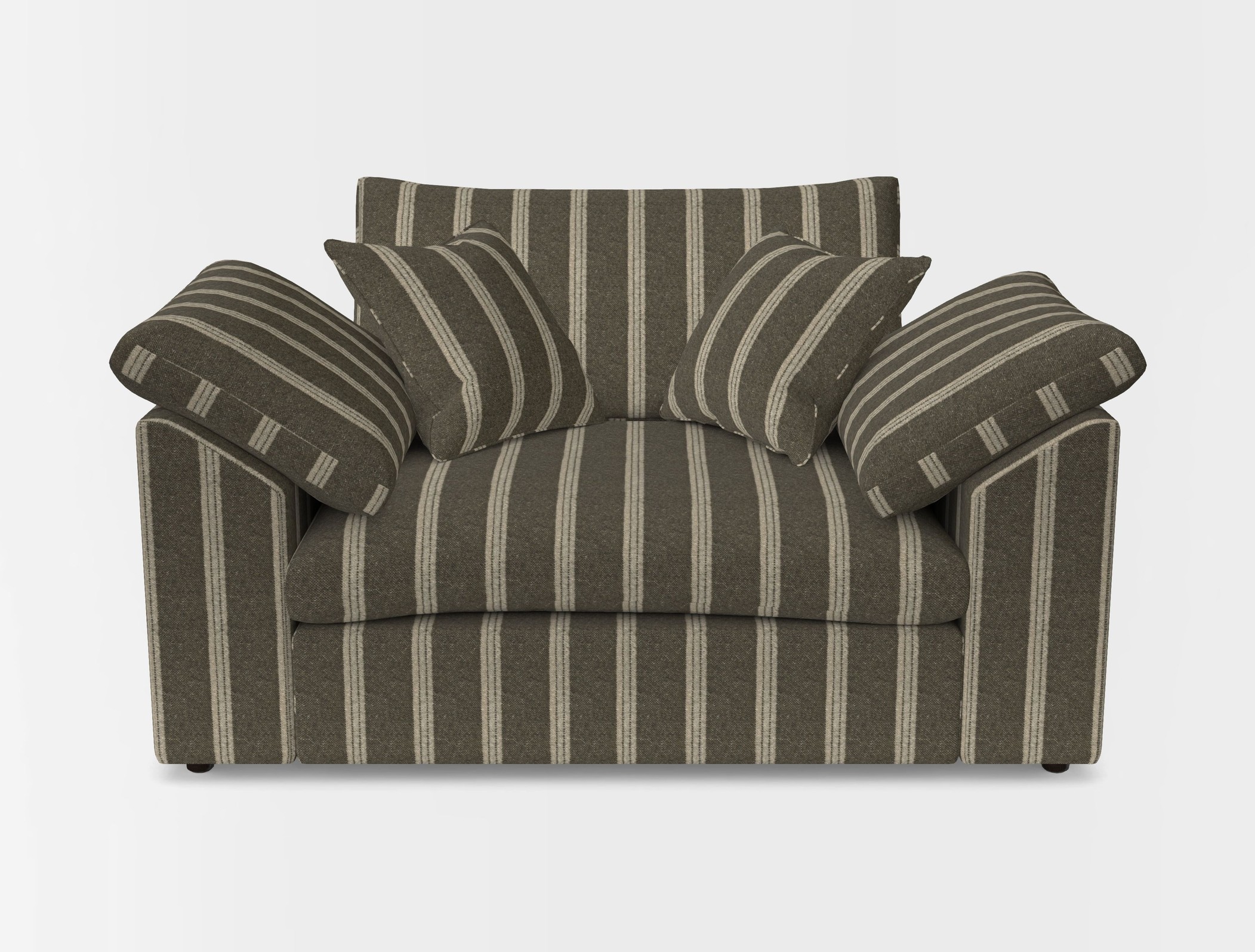 Big softie sloped arm front