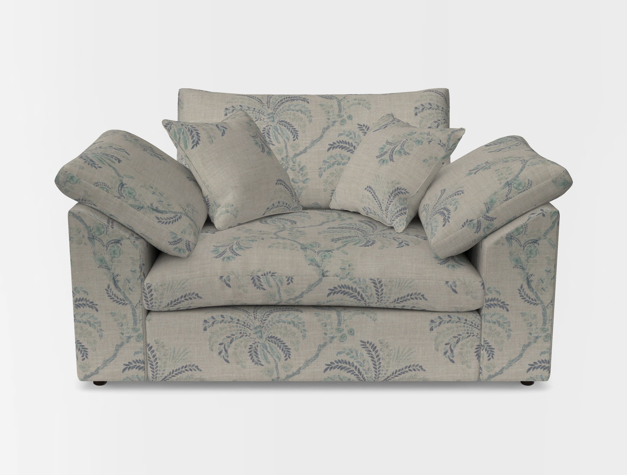 Big softie sloped arm front