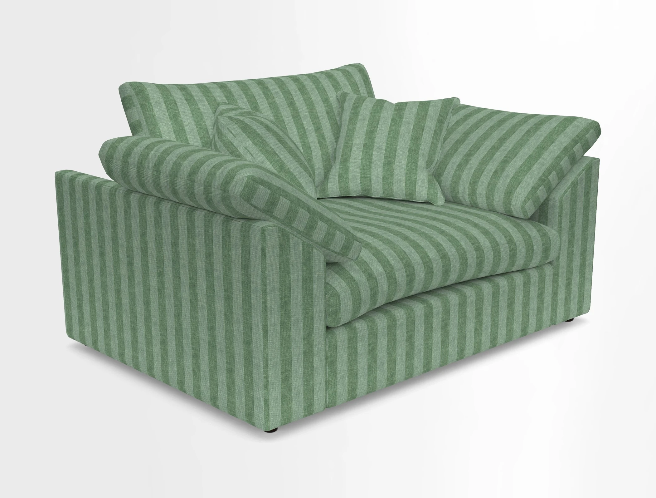 Big Softie Sloped Arm Snuggler in Two Tone Plain Biscuit