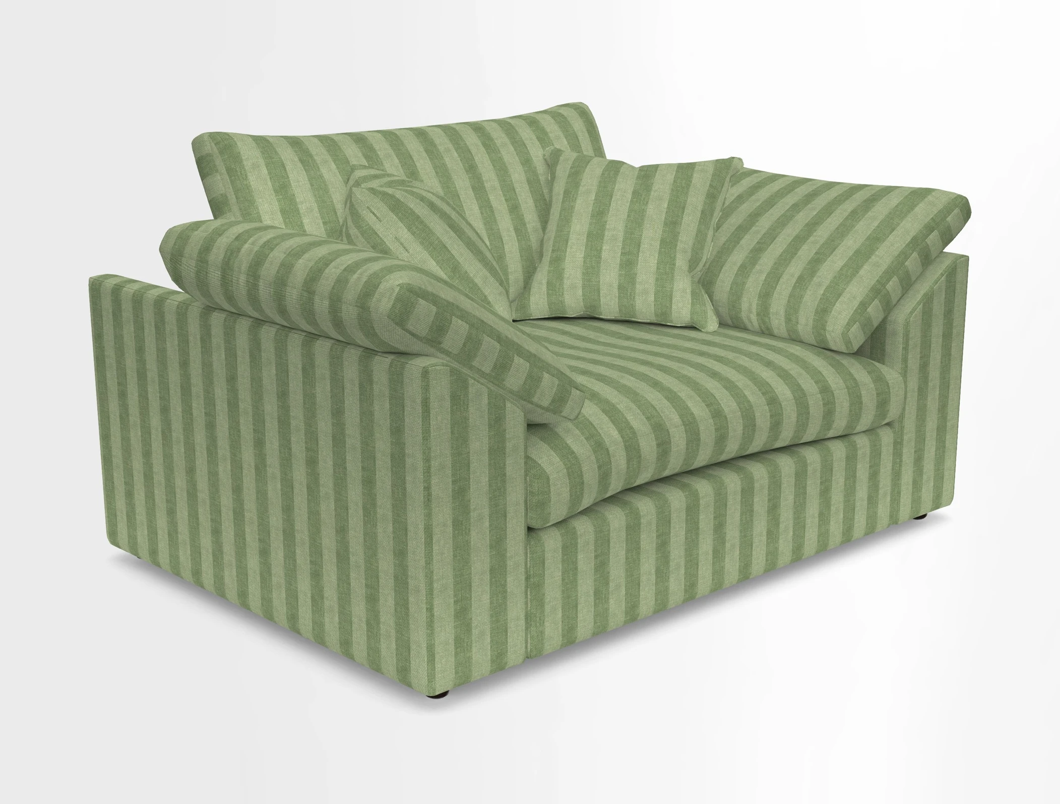 Big Softie Sloped Arm Snuggler in Two Tone Plain Biscuit