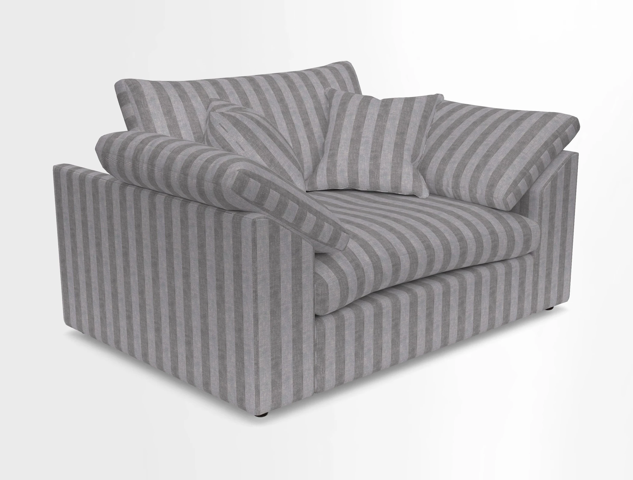 Big Softie Sloped Arm Snuggler in Two Tone Plain Biscuit