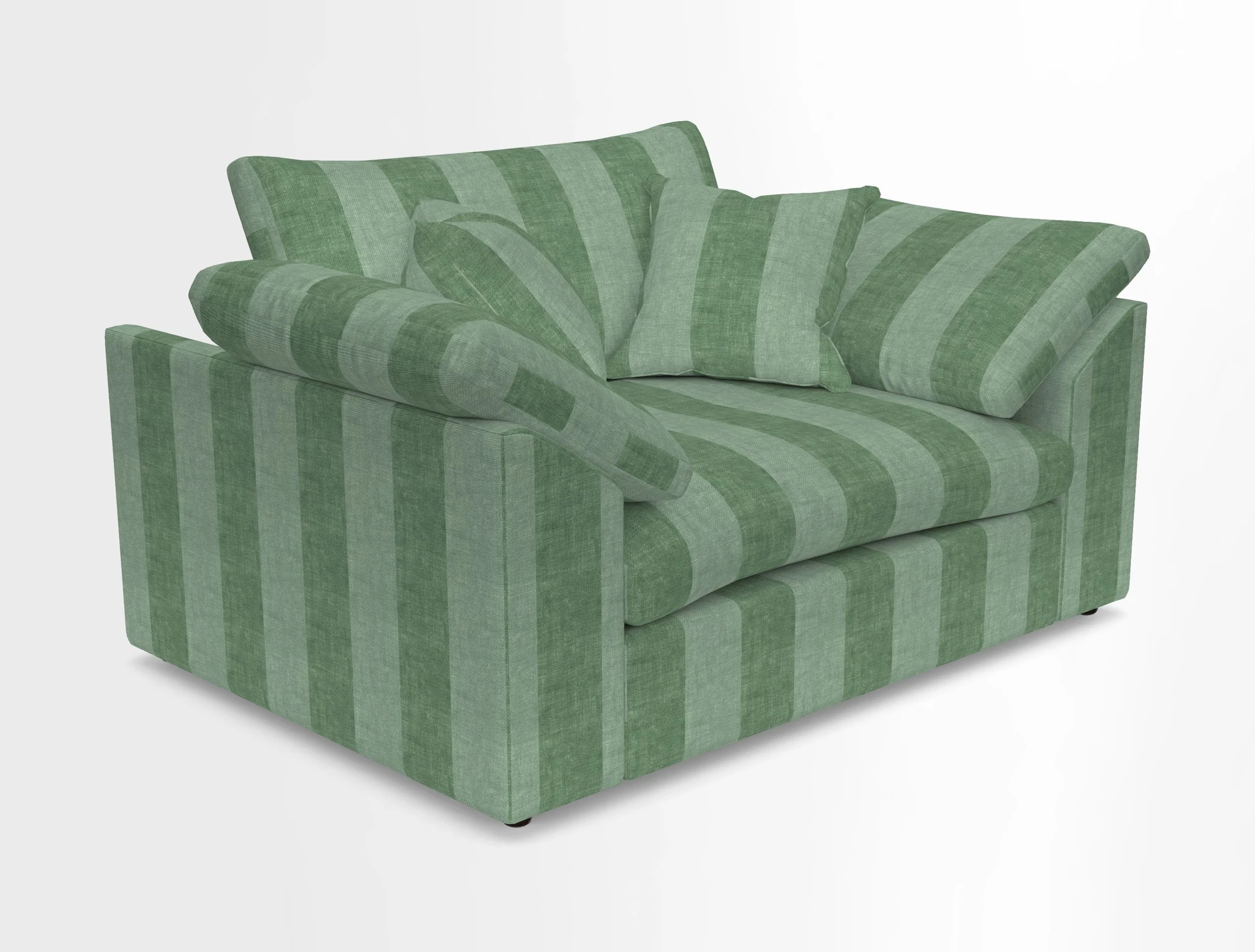 Big Softie Sloped Arm Snuggler in Two Tone Plain Biscuit