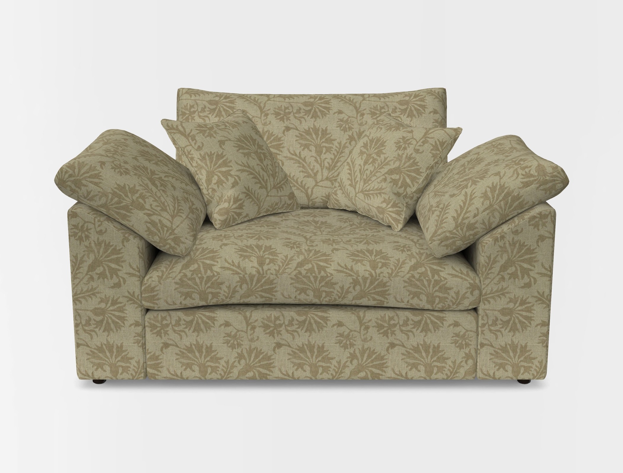 Big softie sloped arm front