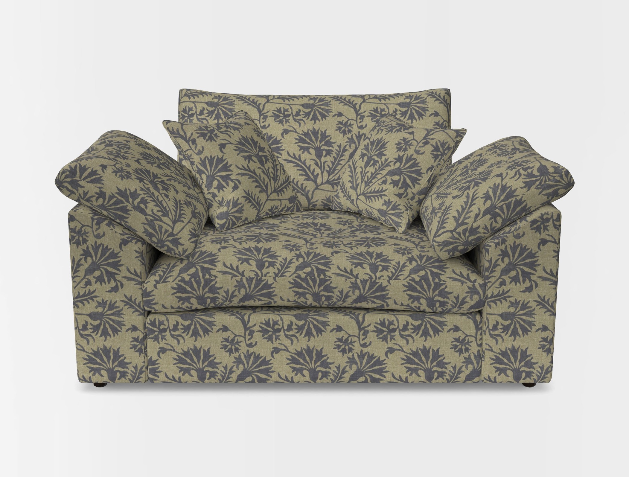 Big softie sloped arm front