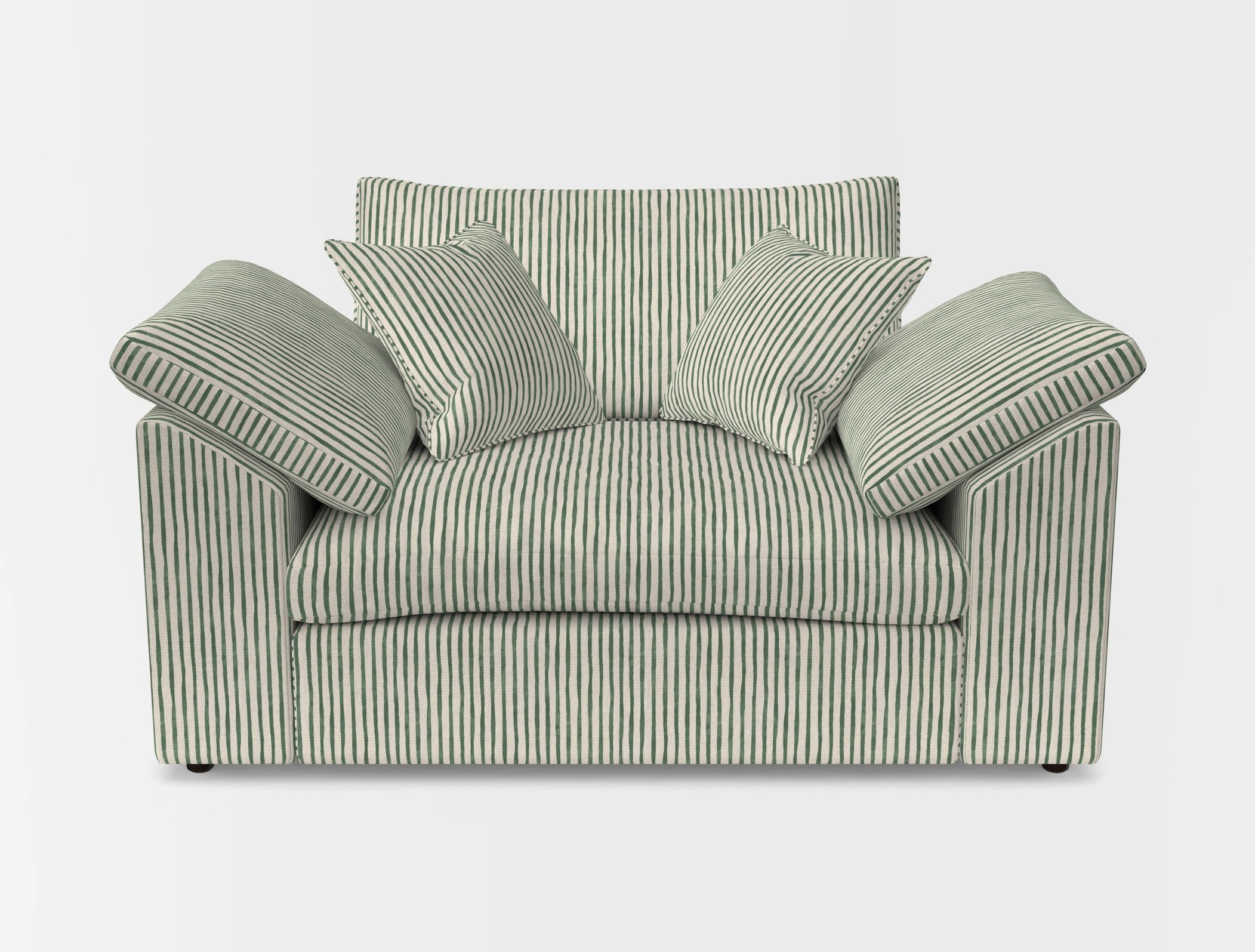 Big softie sloped arm front