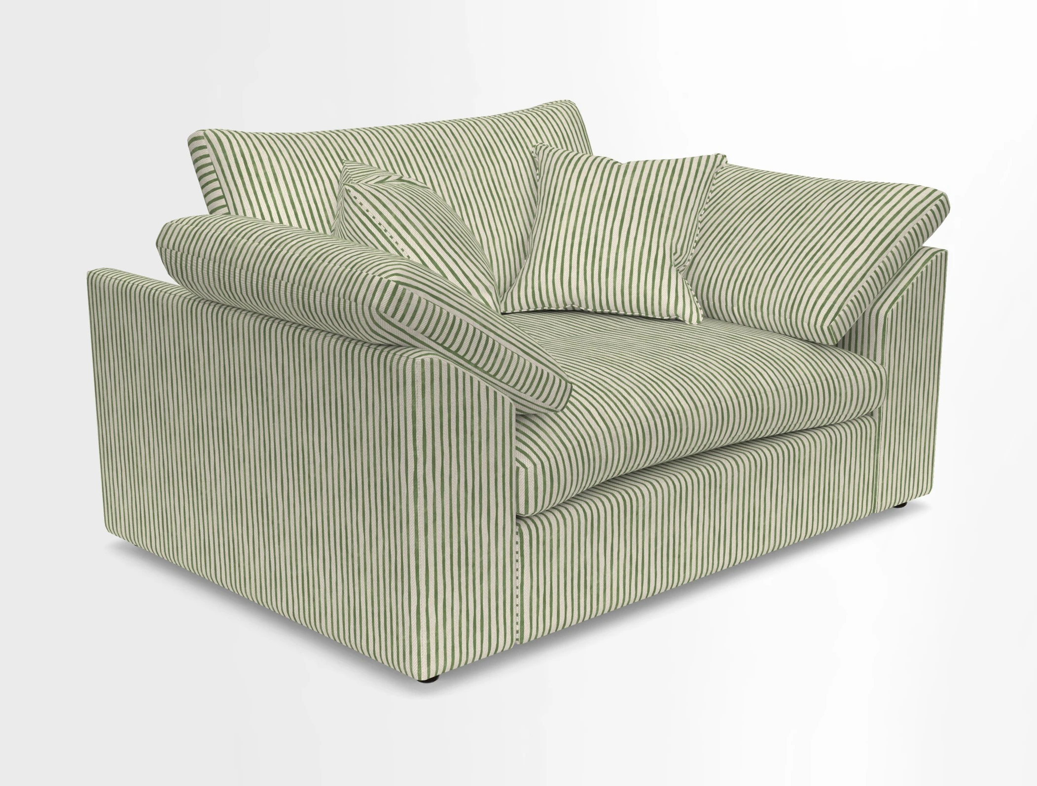 Big Softie Sloped Arm Snuggler in Two Tone Plain Biscuit