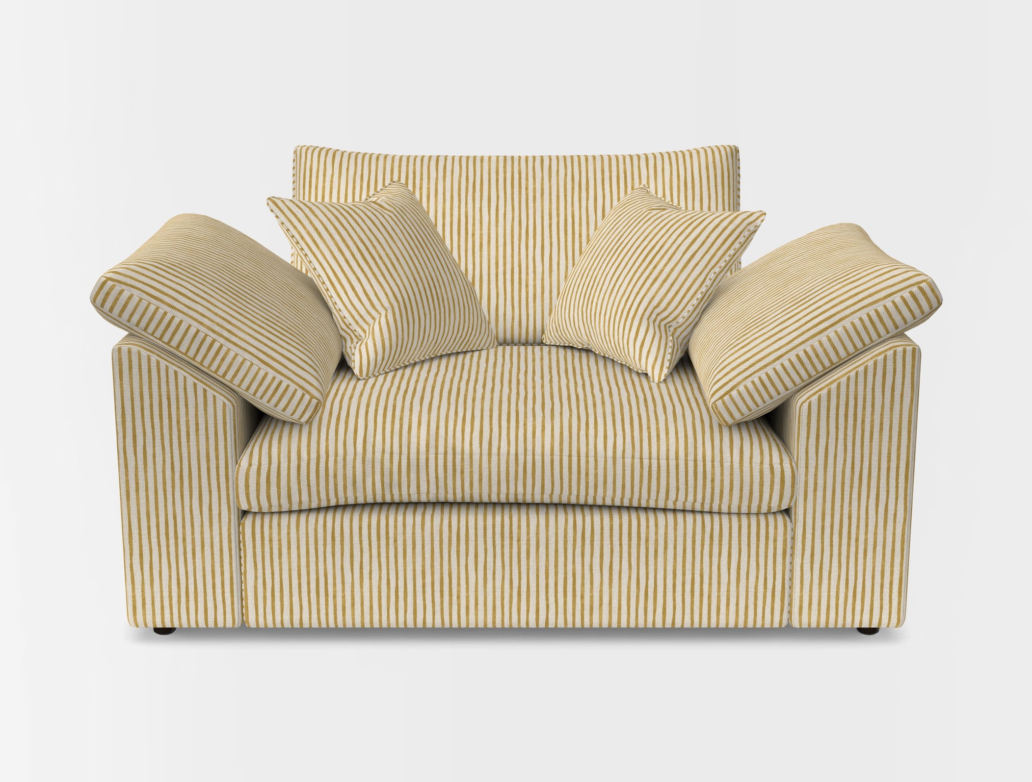 Big softie sloped arm front