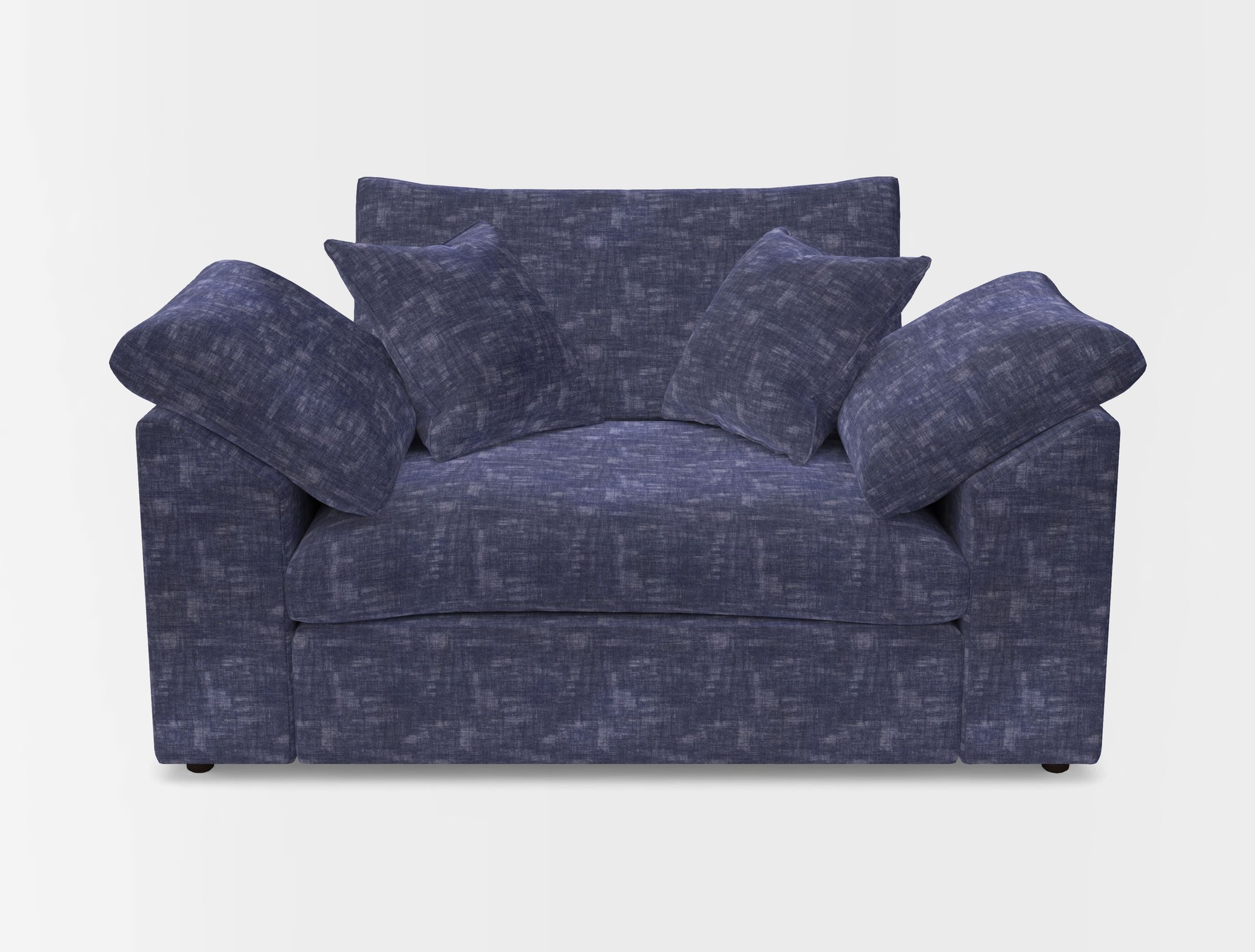 Big softie sloped arm front