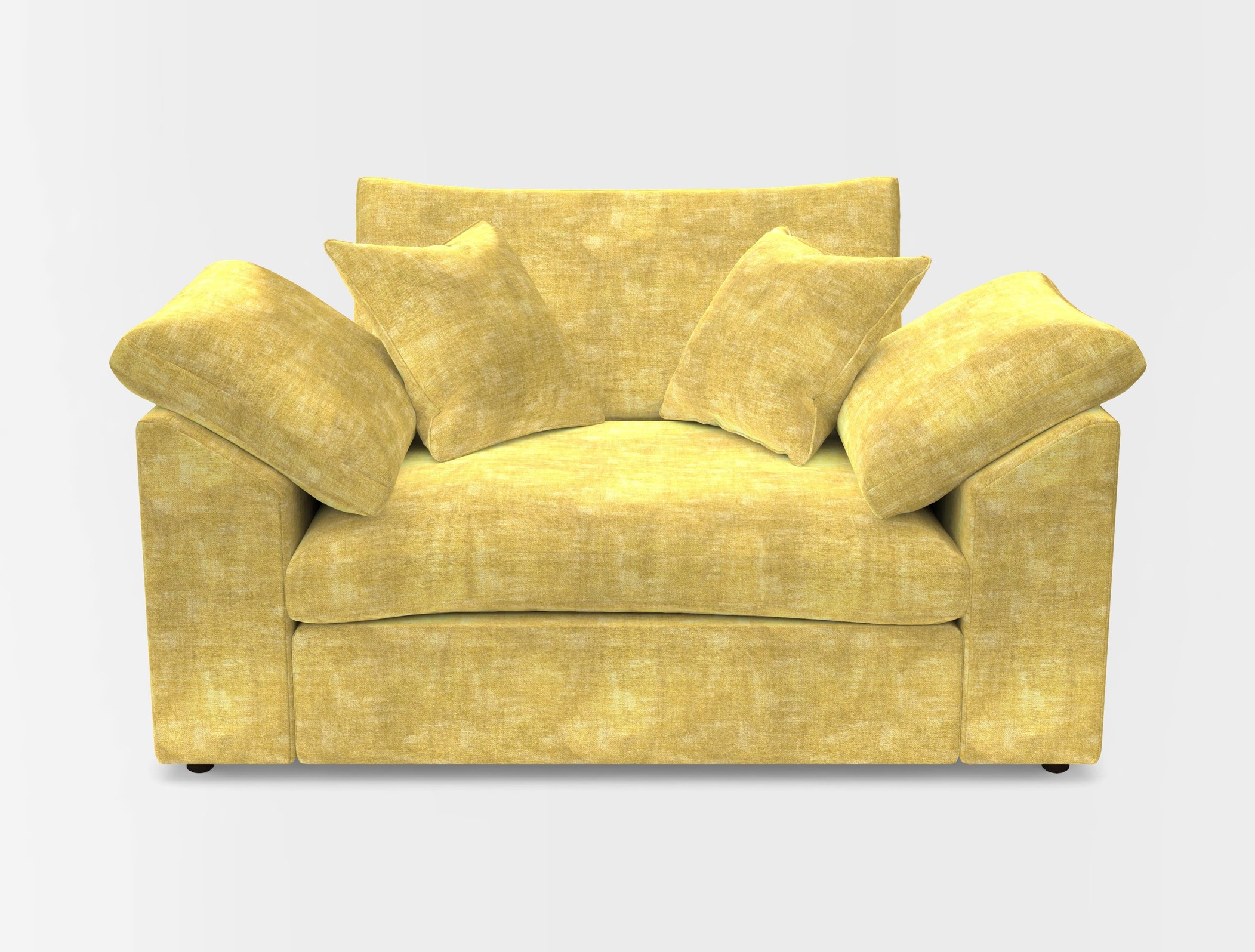 Big softie sloped arm front