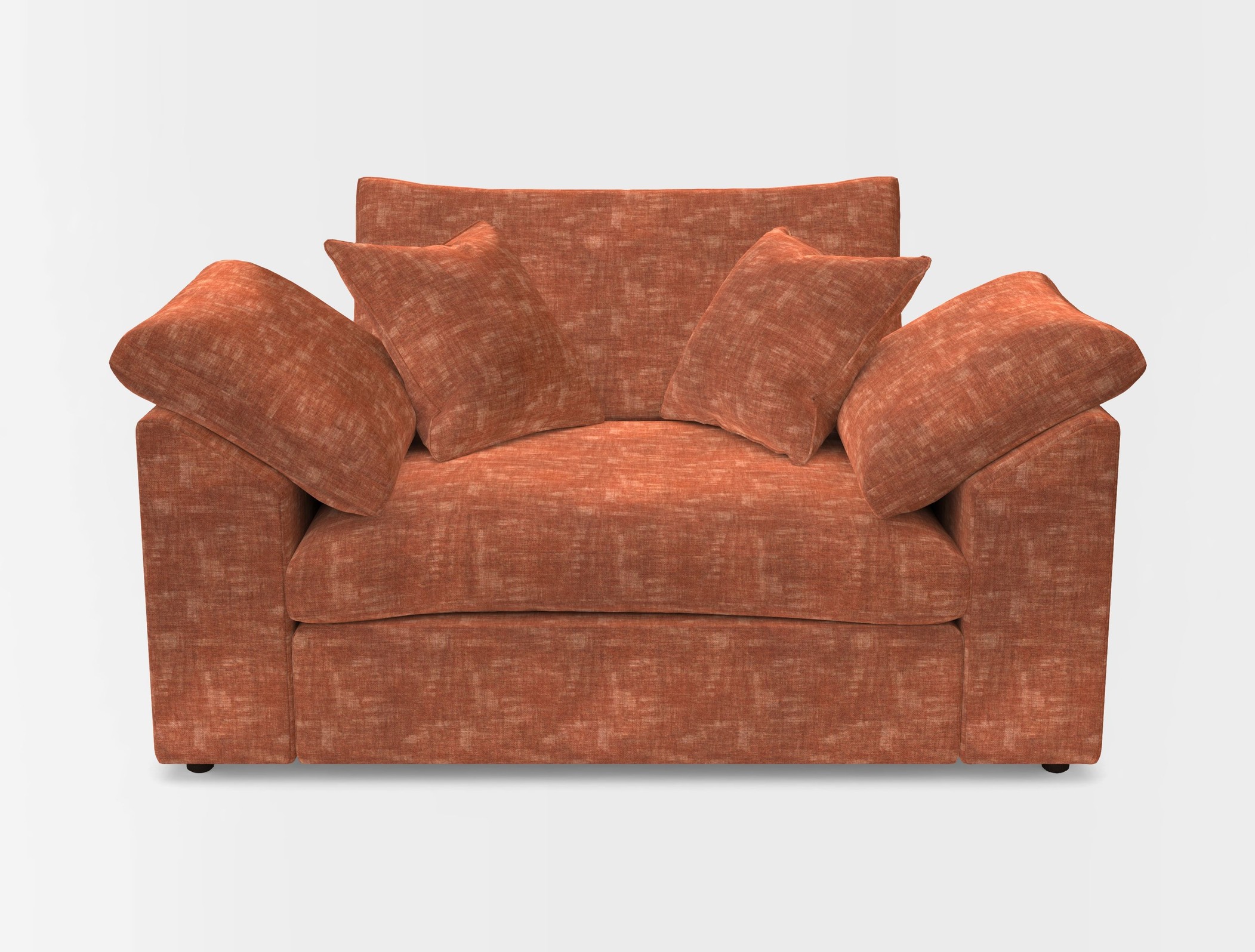 Big softie sloped arm front