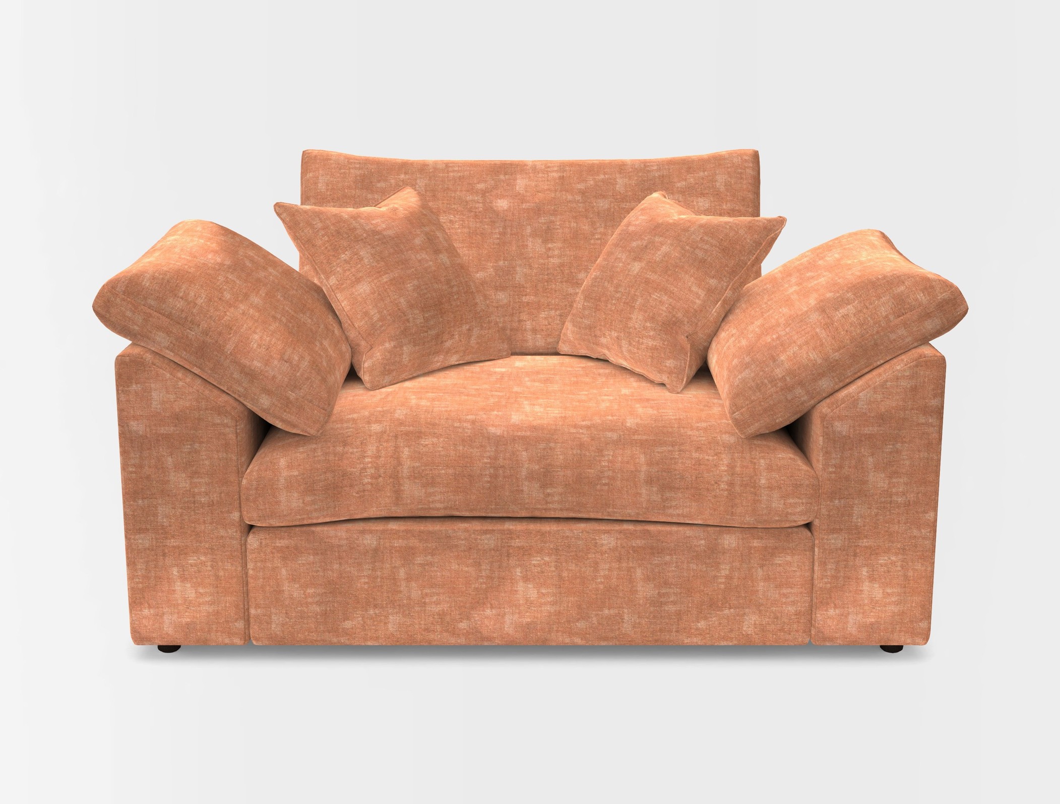 Big softie sloped arm front