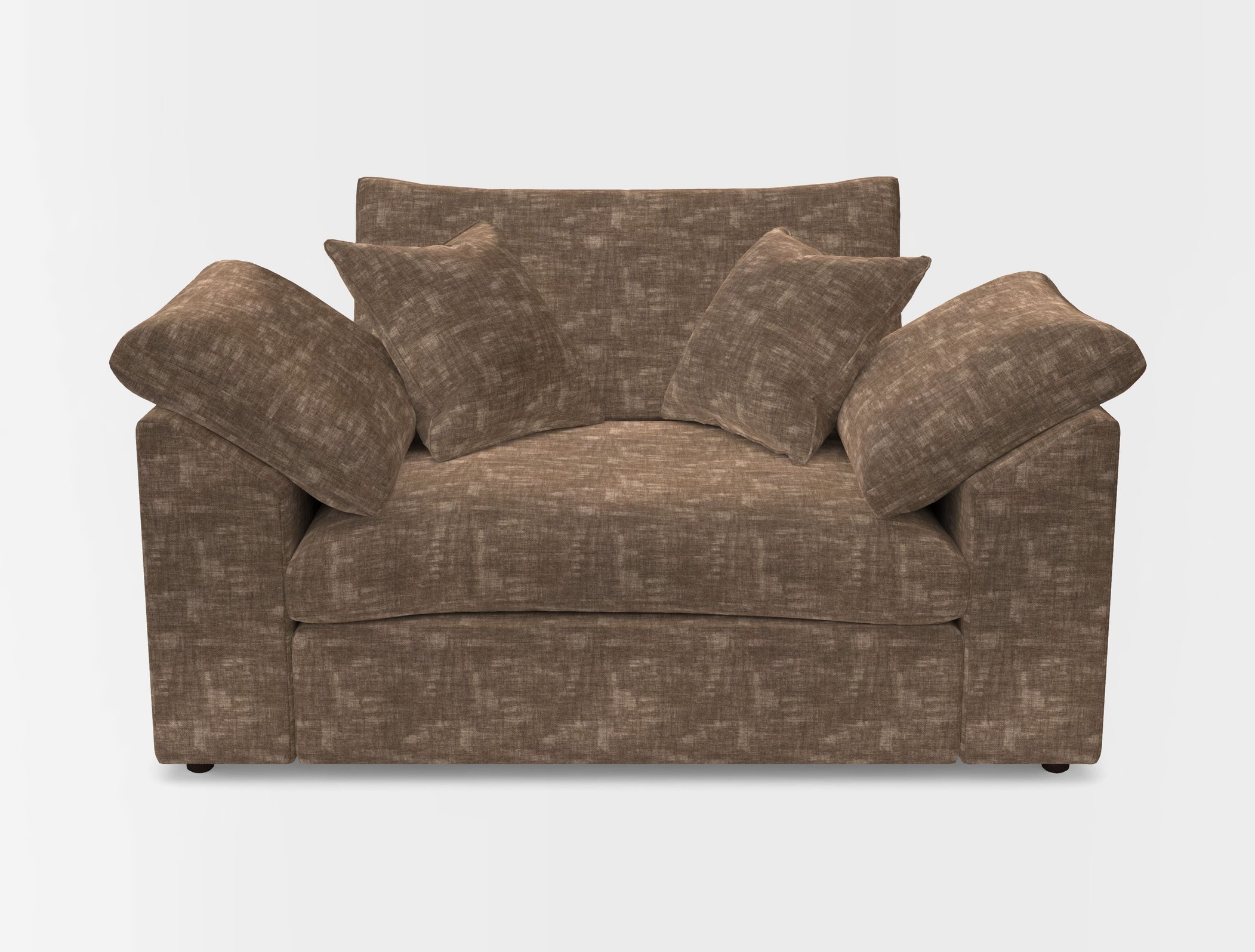 Big softie sloped arm front