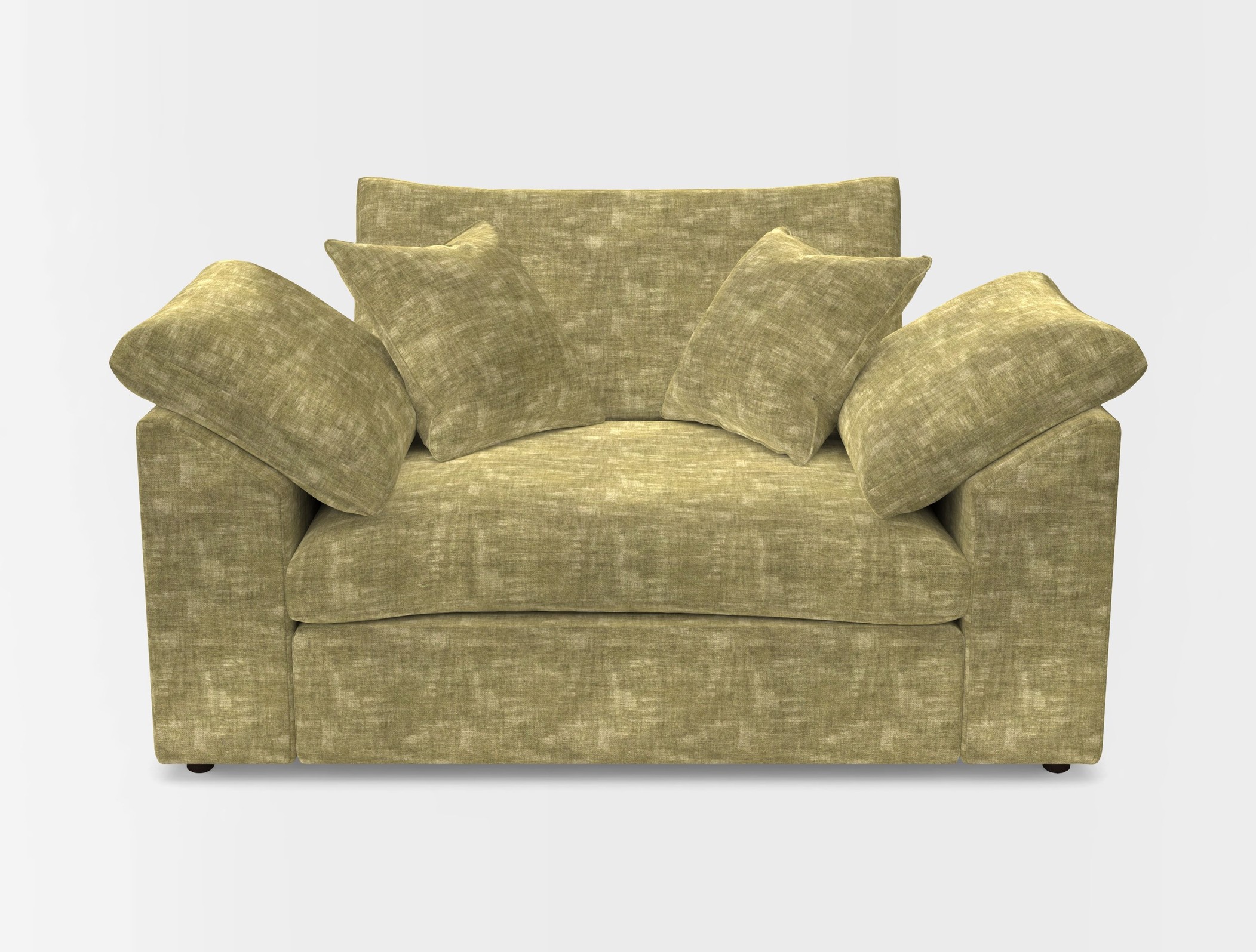 Big softie sloped arm front