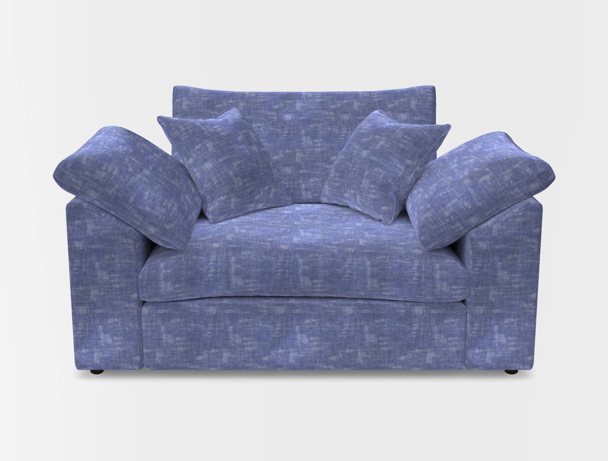 Big softie sloped arm front