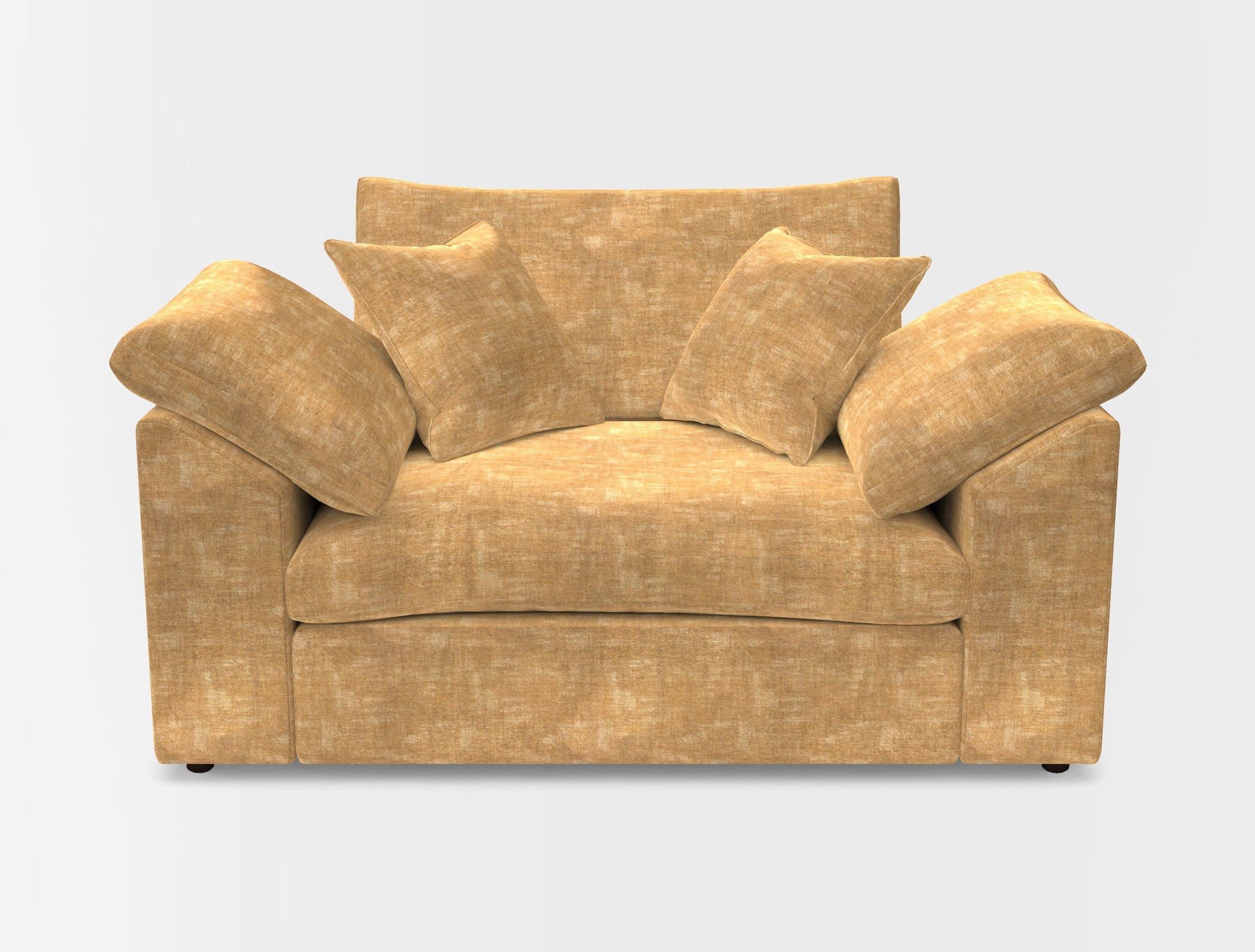 Big softie sloped arm front