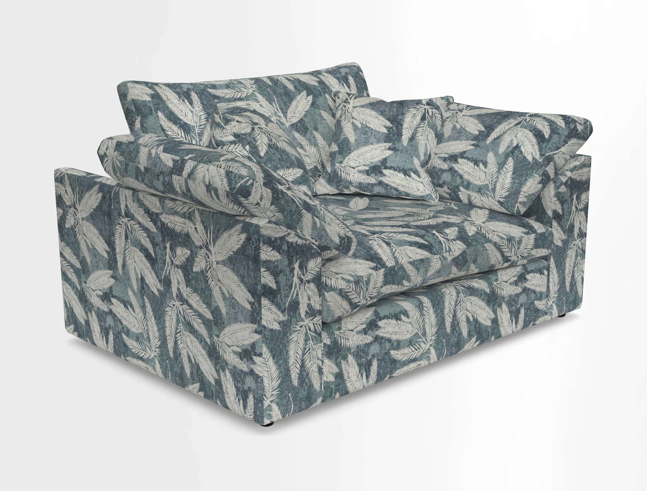 Big Softie Sloped Arm Snuggler in Two Tone Plain Biscuit