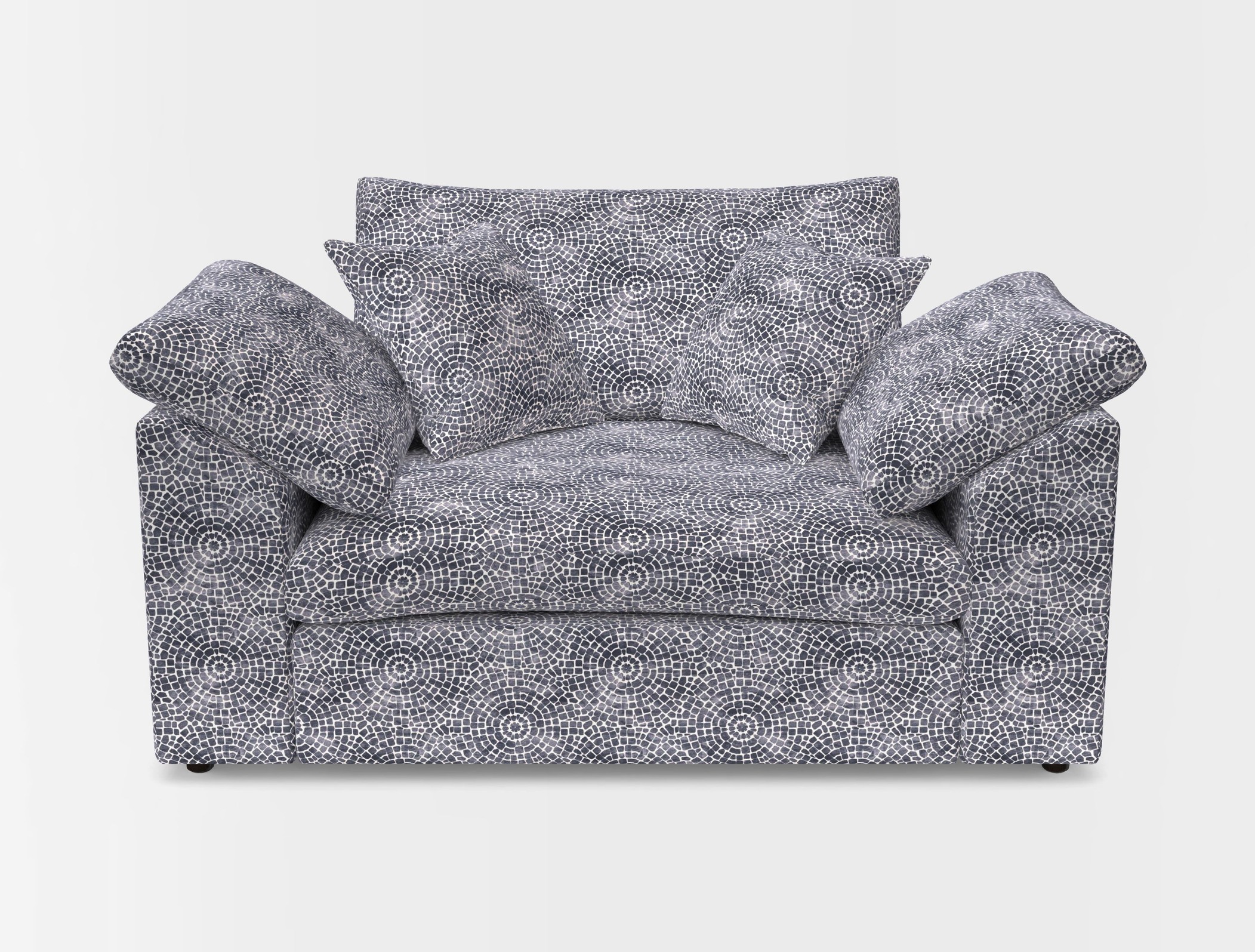 Big softie sloped arm front