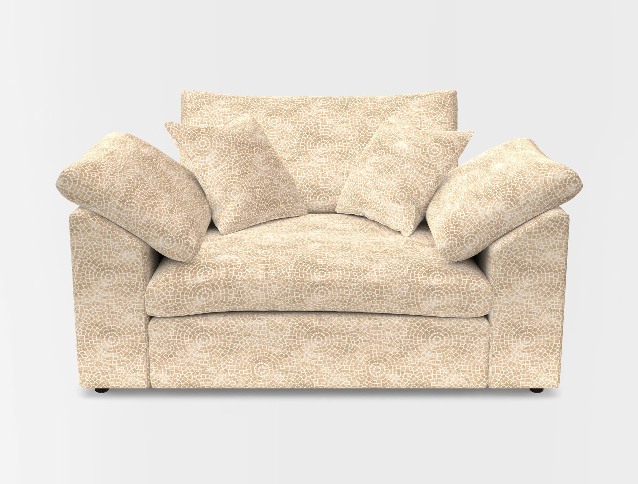 Big softie sloped arm front