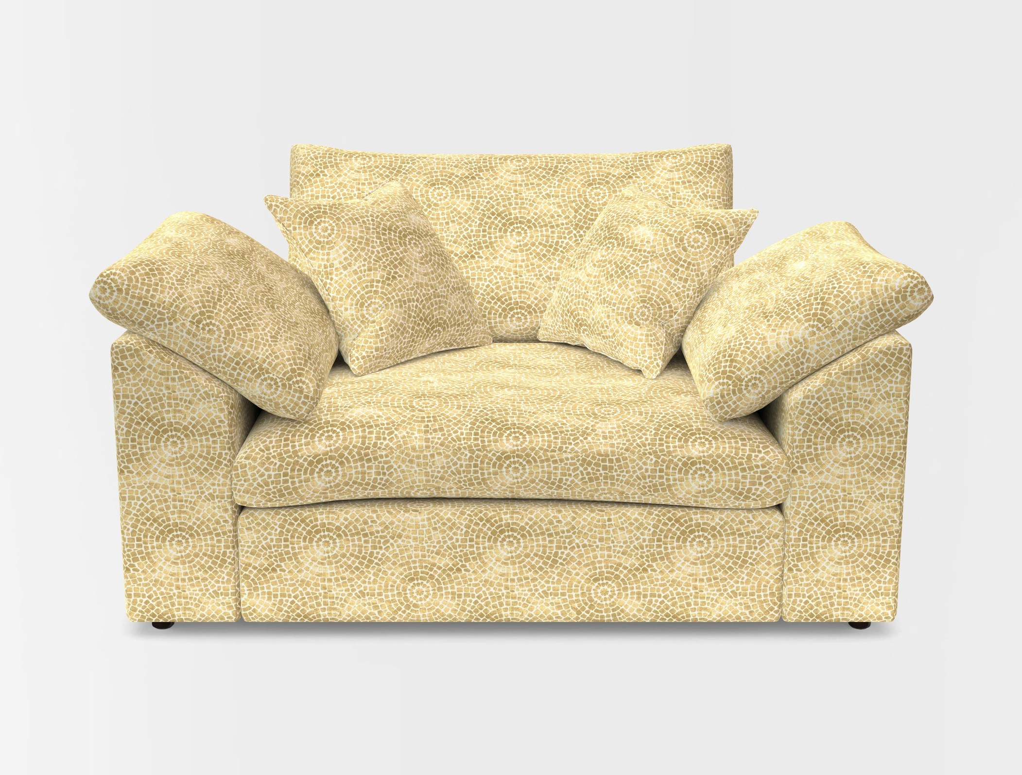 Big softie sloped arm front