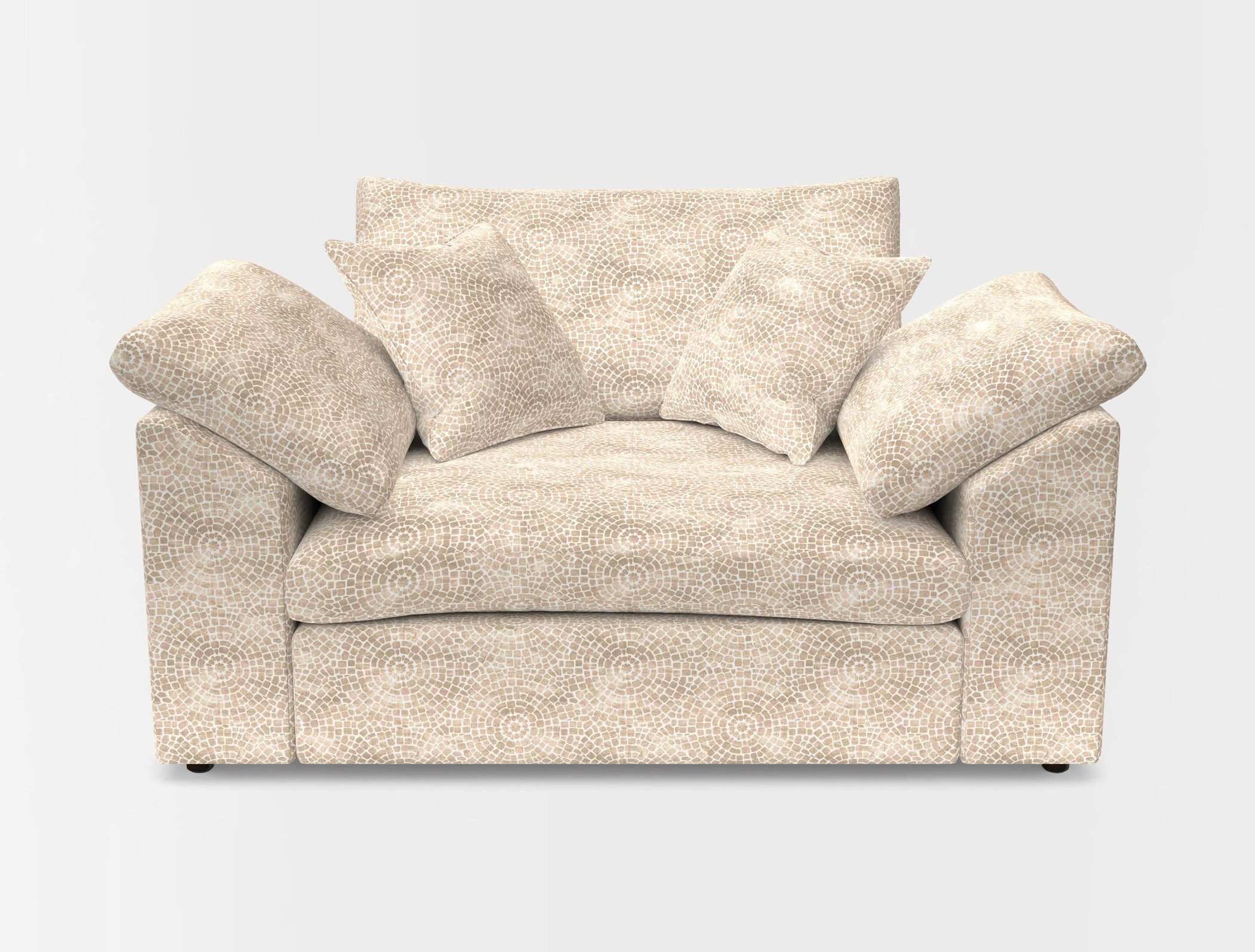 Big softie sloped arm front