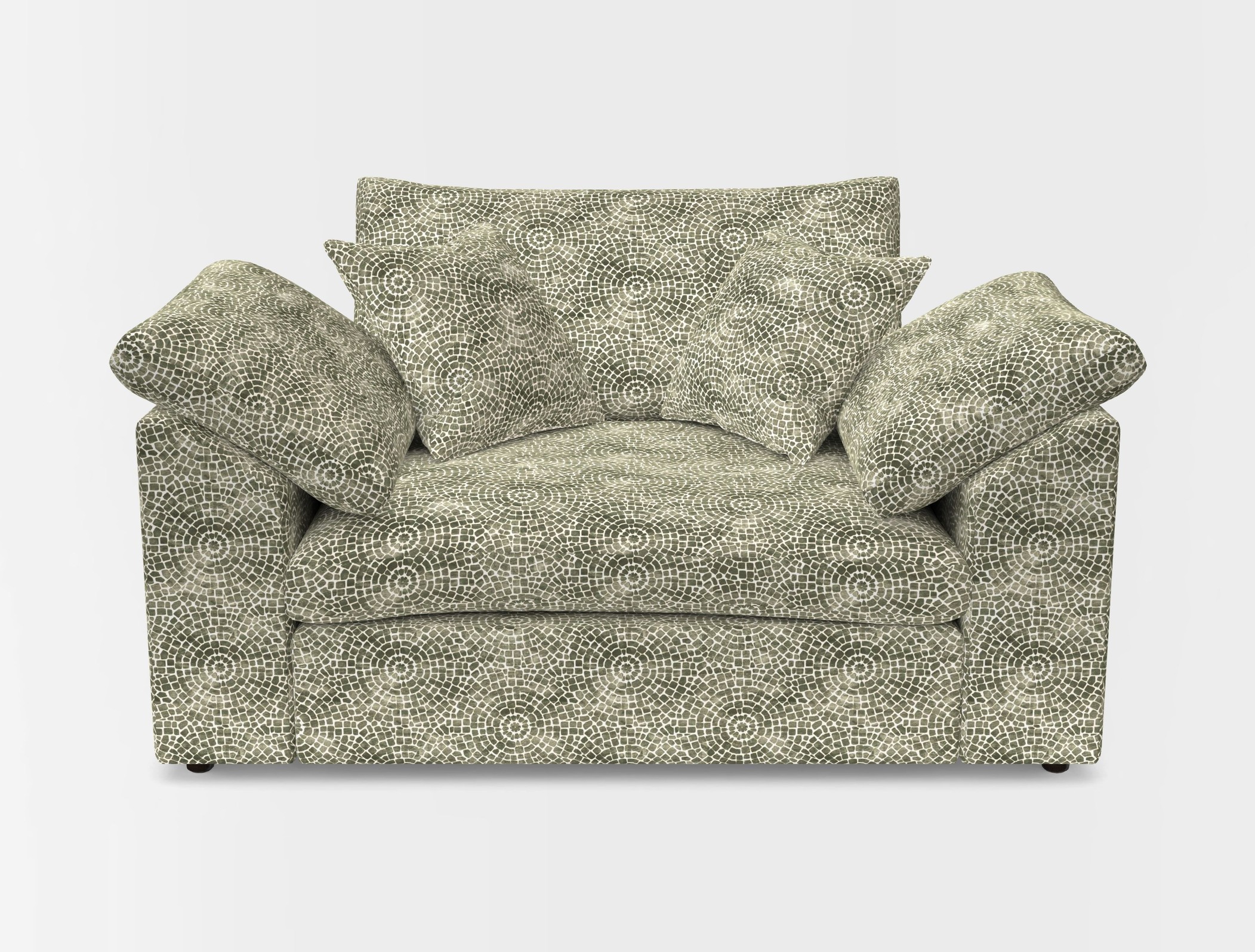 Big softie sloped arm front