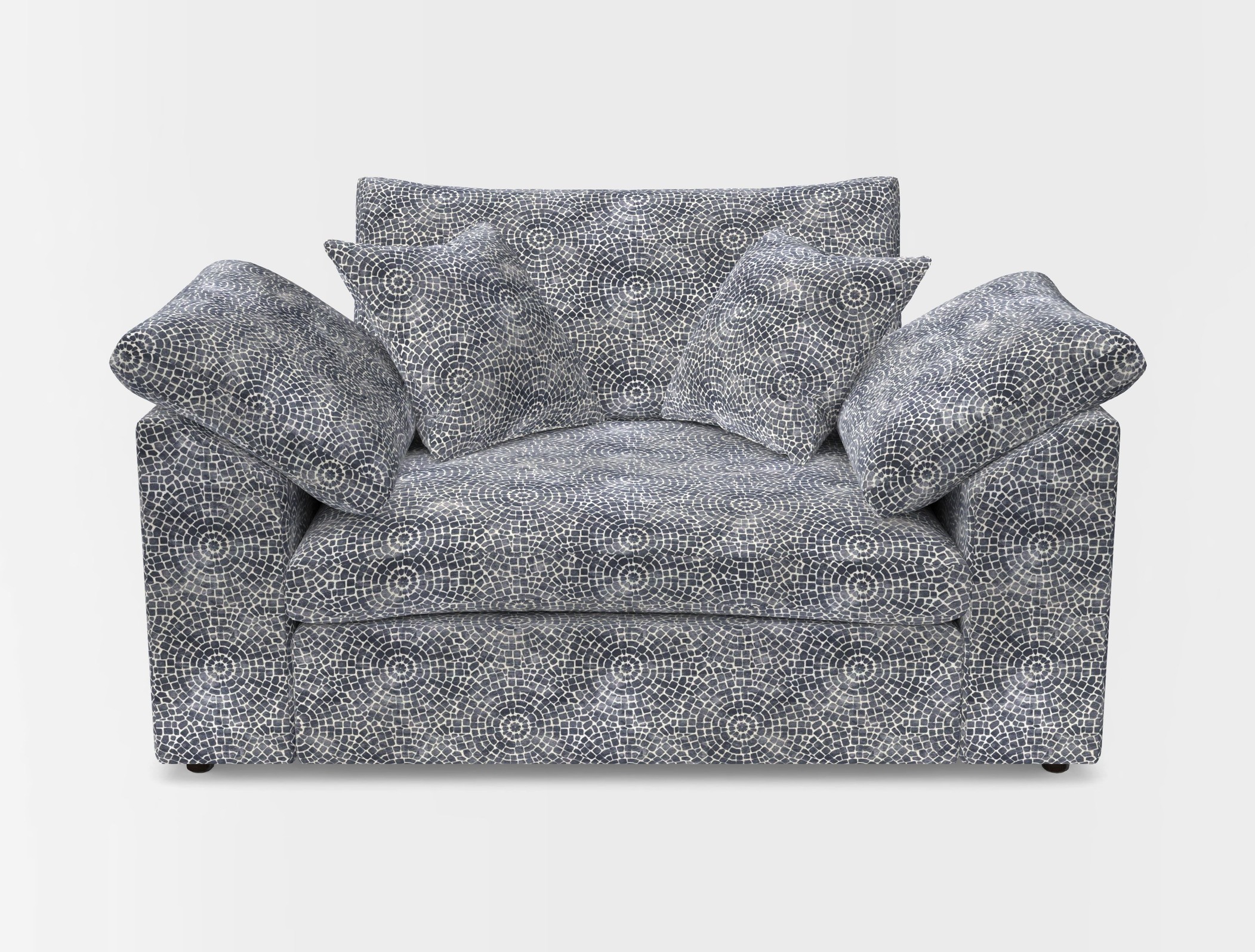 Big softie sloped arm front