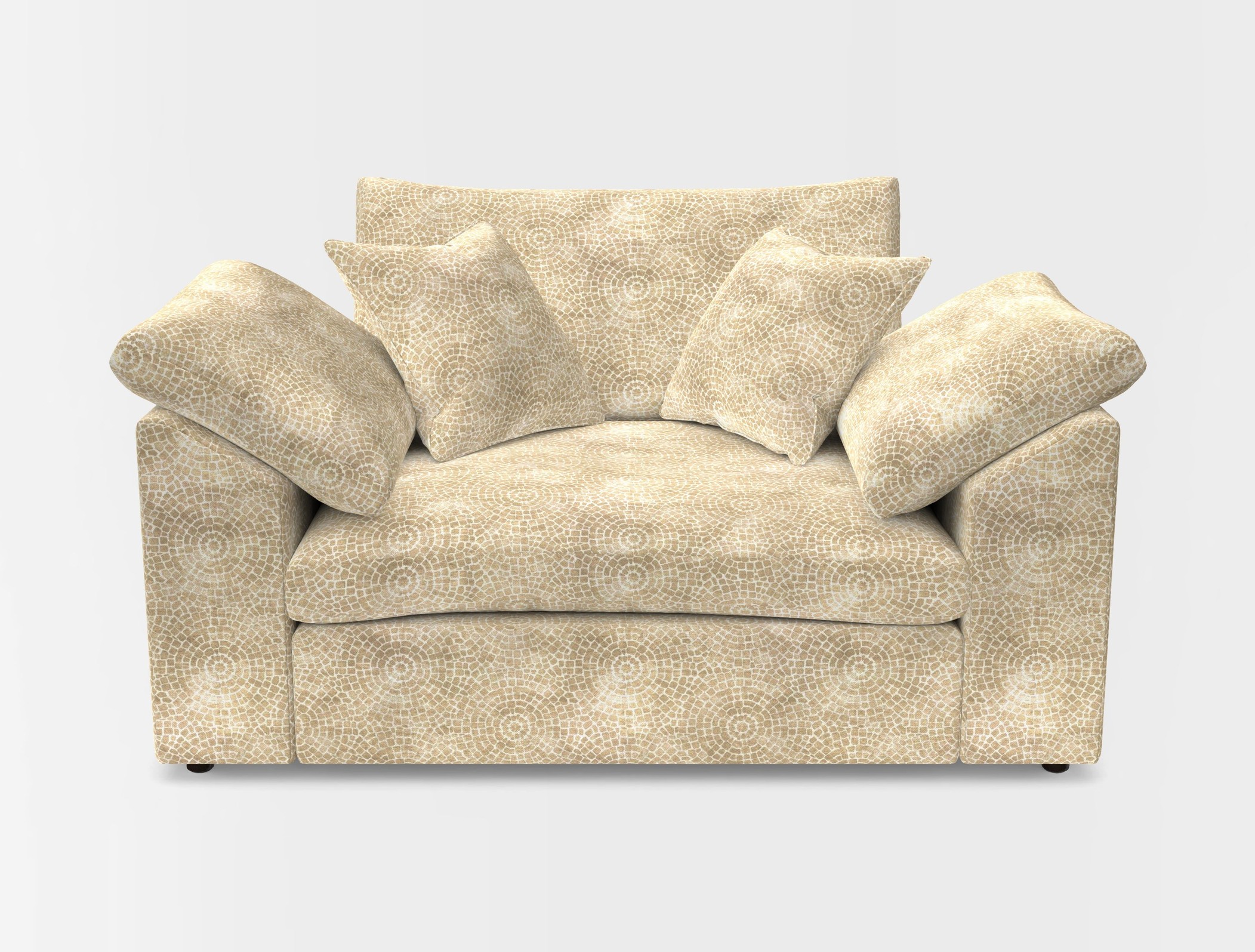 Big softie sloped arm front