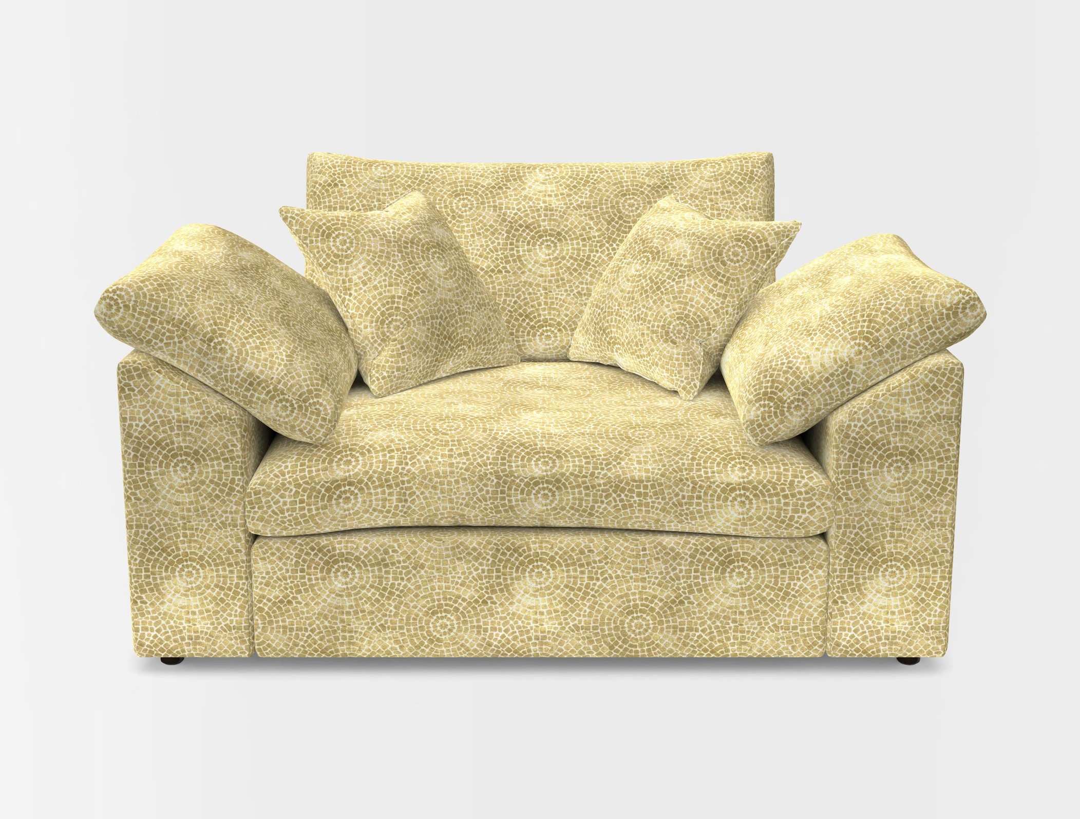 Big softie sloped arm front