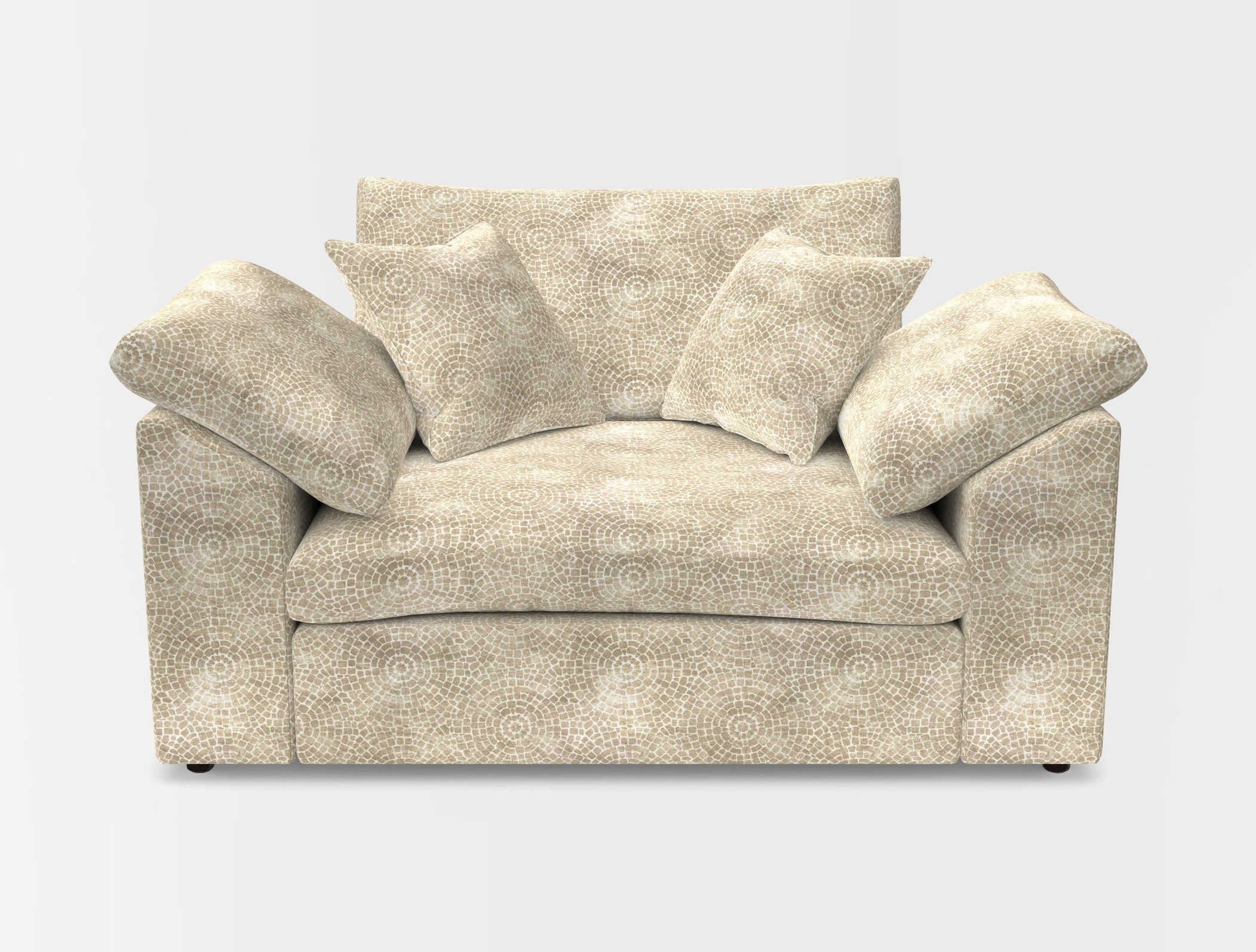 Big softie sloped arm front