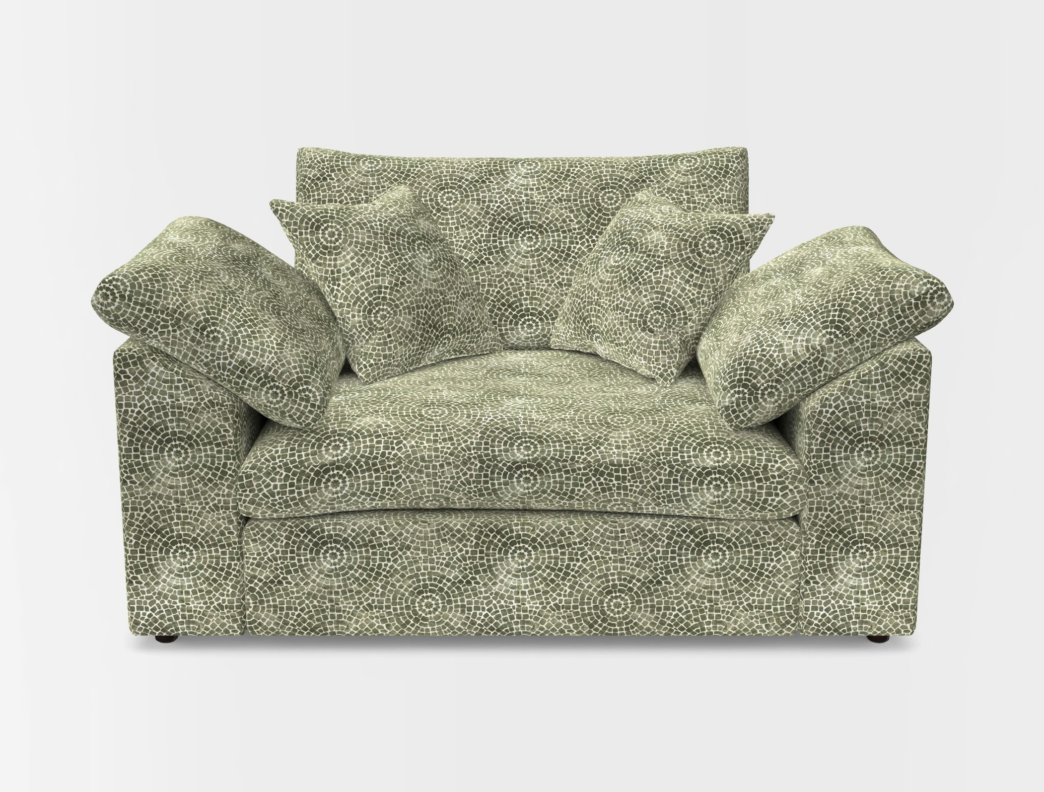 Big softie sloped arm front