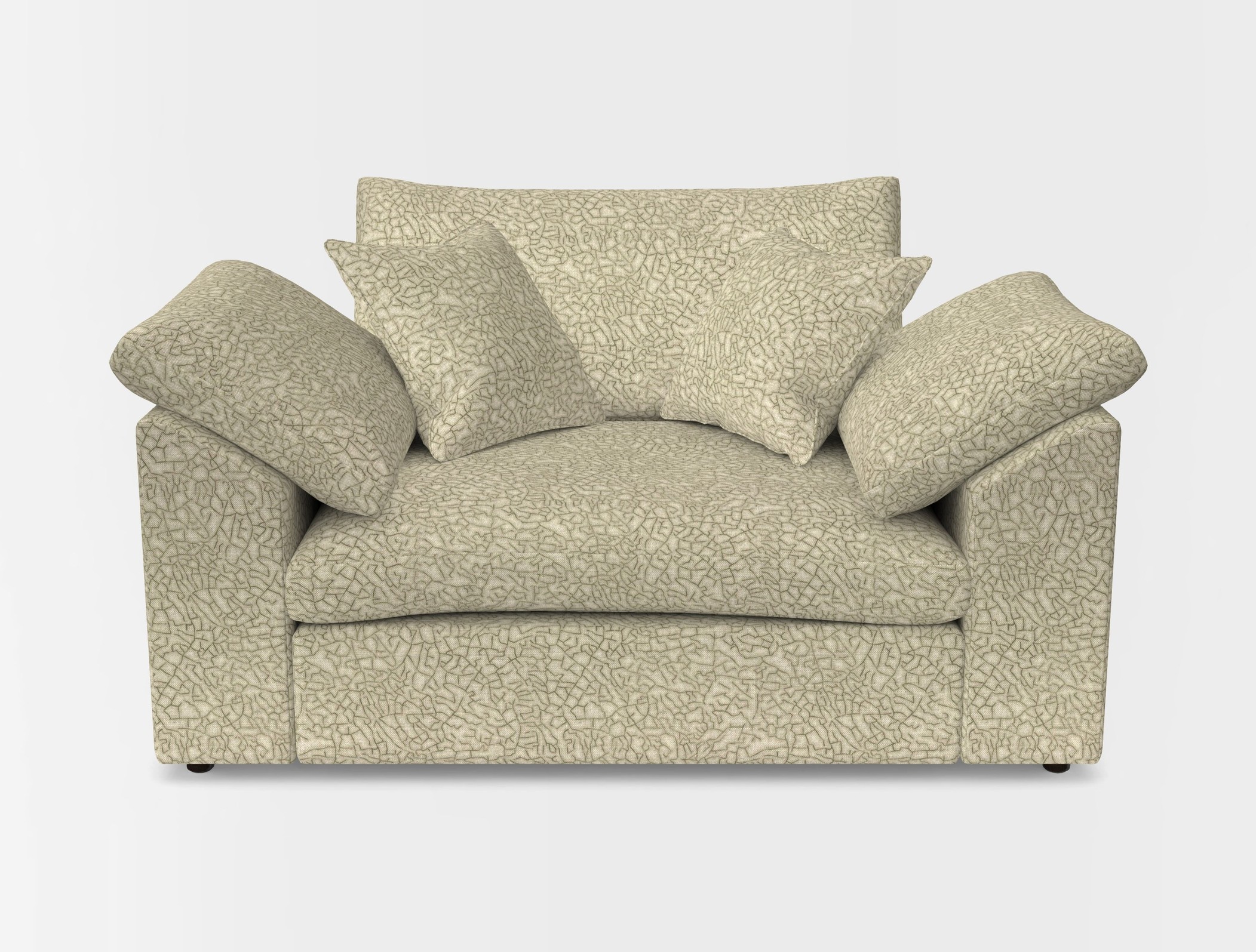 Big softie sloped arm front