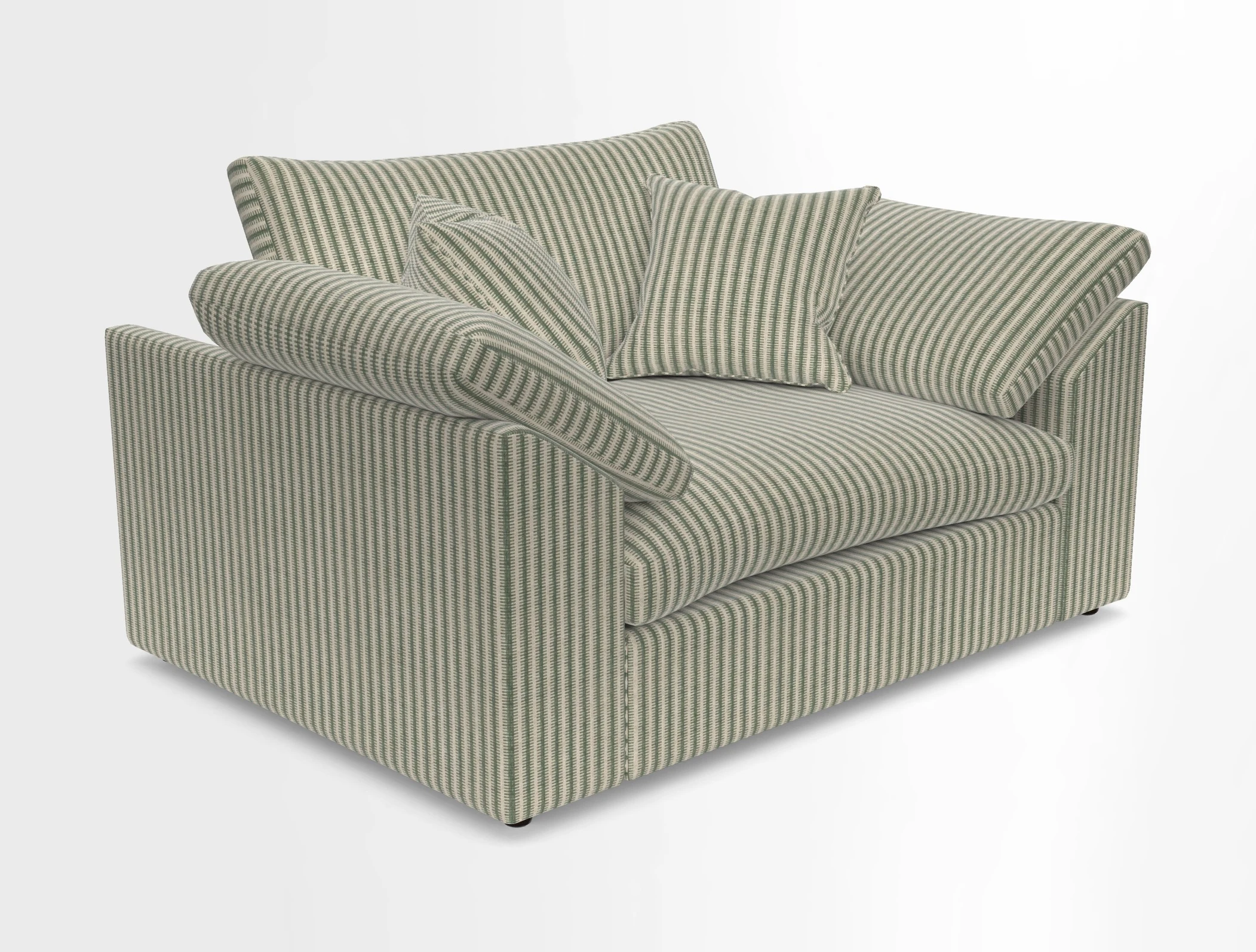 Big Softie Sloped Arm Snuggler in Two Tone Plain Biscuit