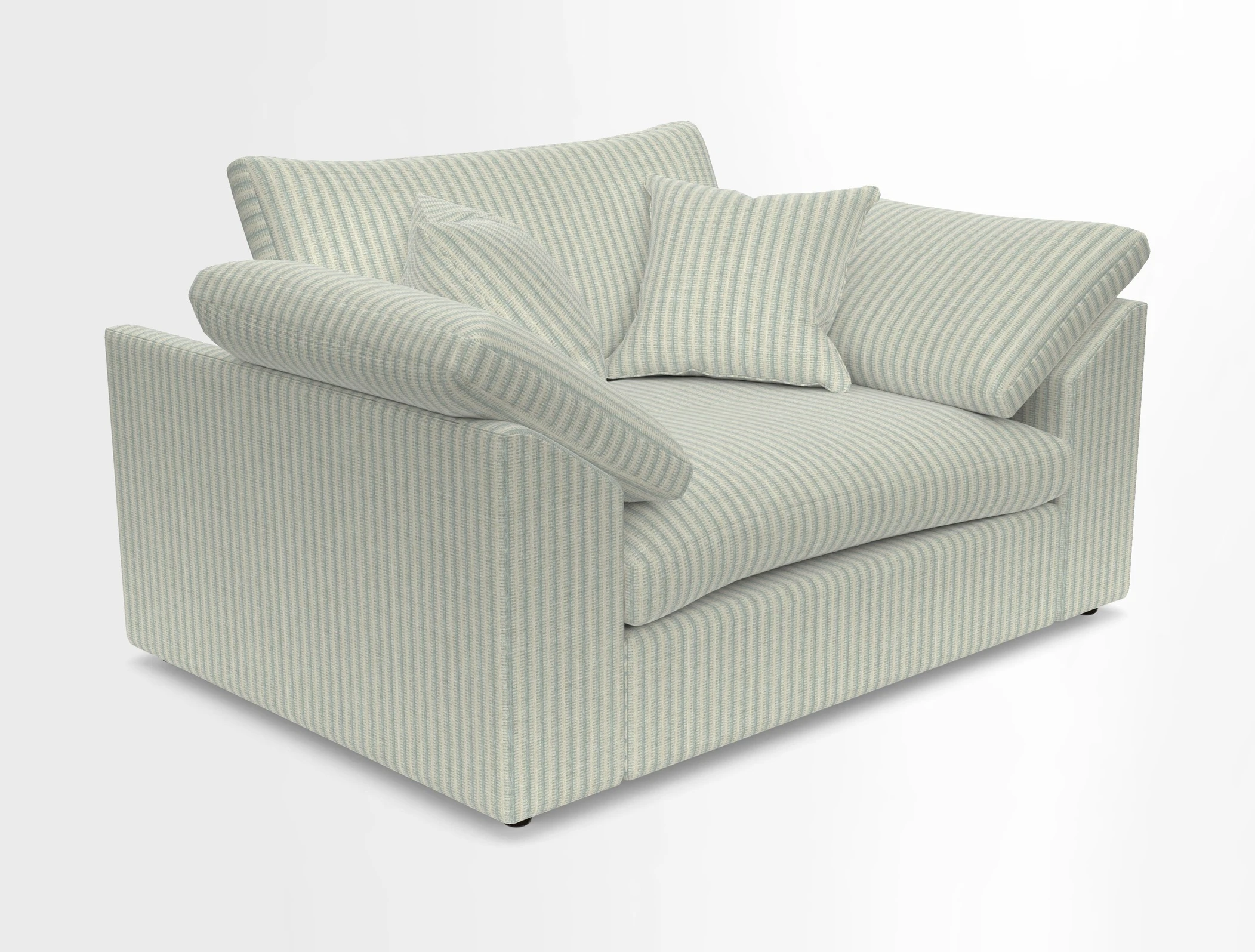 Big Softie Sloped Arm Snuggler in Two Tone Plain Biscuit