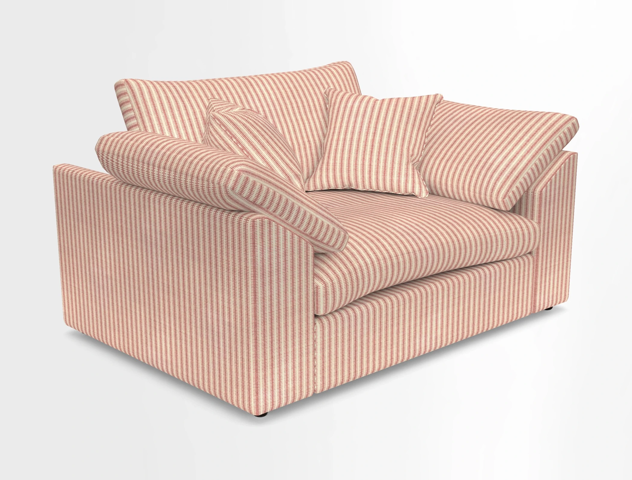 Big Softie Sloped Arm Snuggler in Two Tone Plain Biscuit
