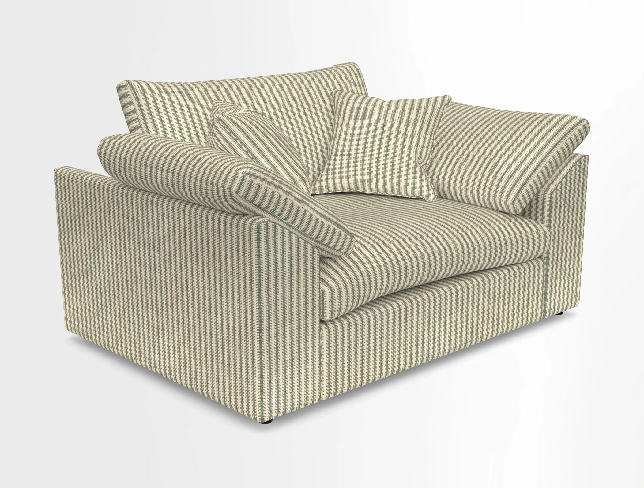 Big Softie Sloped Arm Snuggler in Two Tone Plain Biscuit