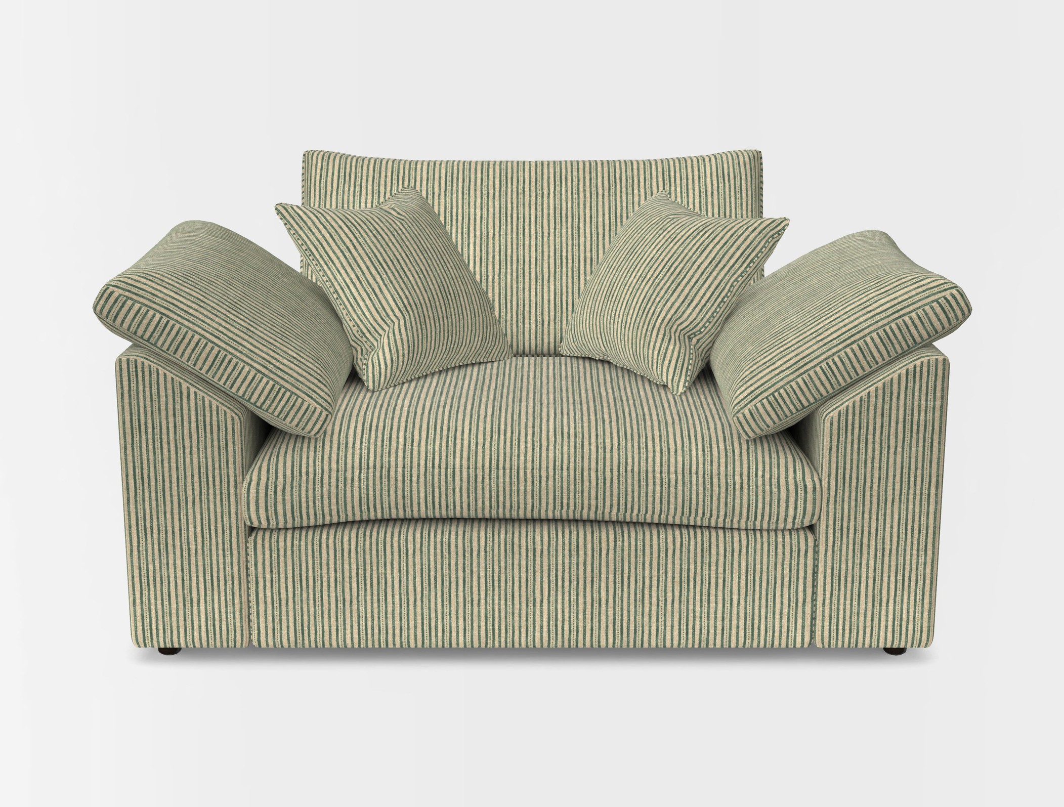 Big softie sloped arm front