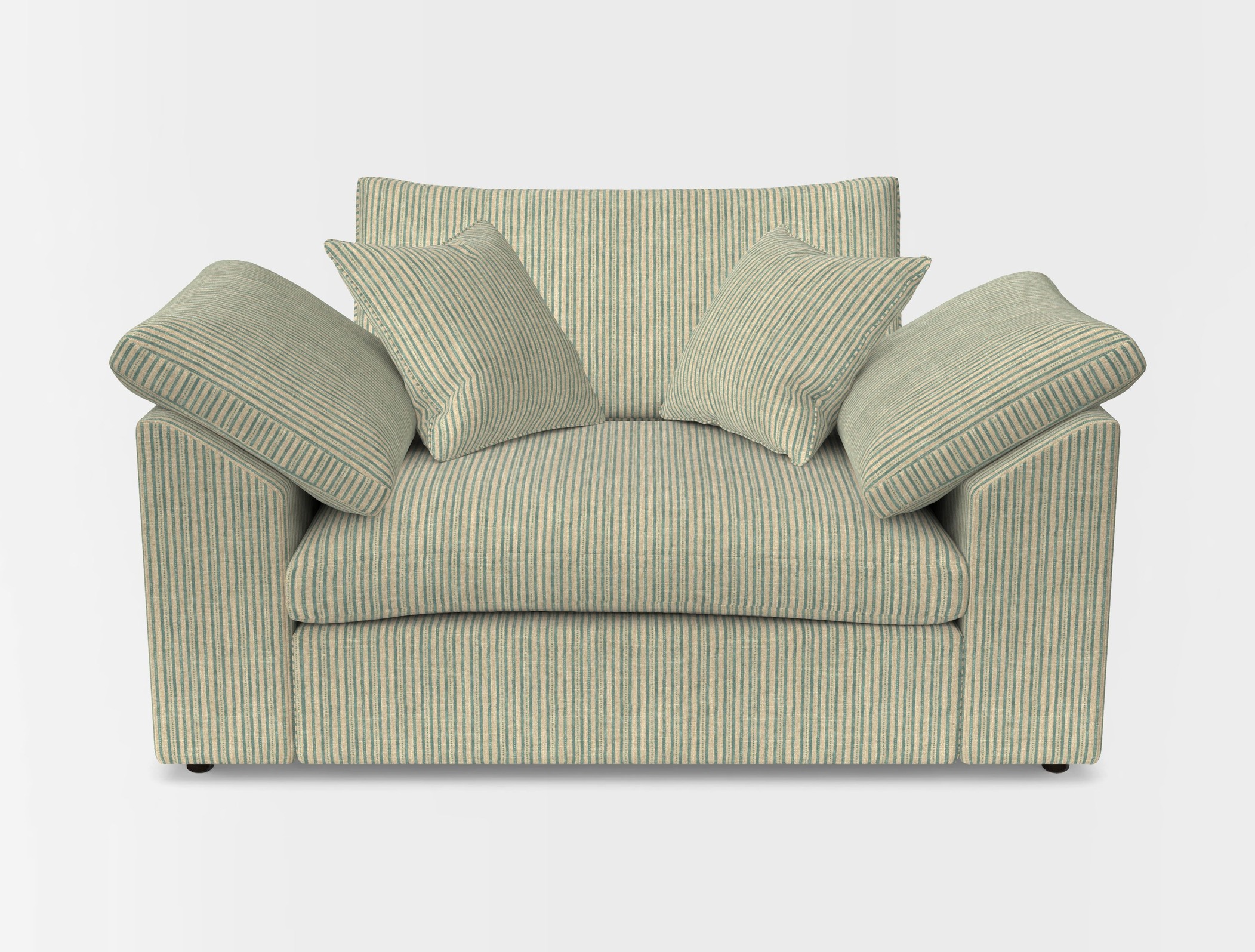 Big softie sloped arm front