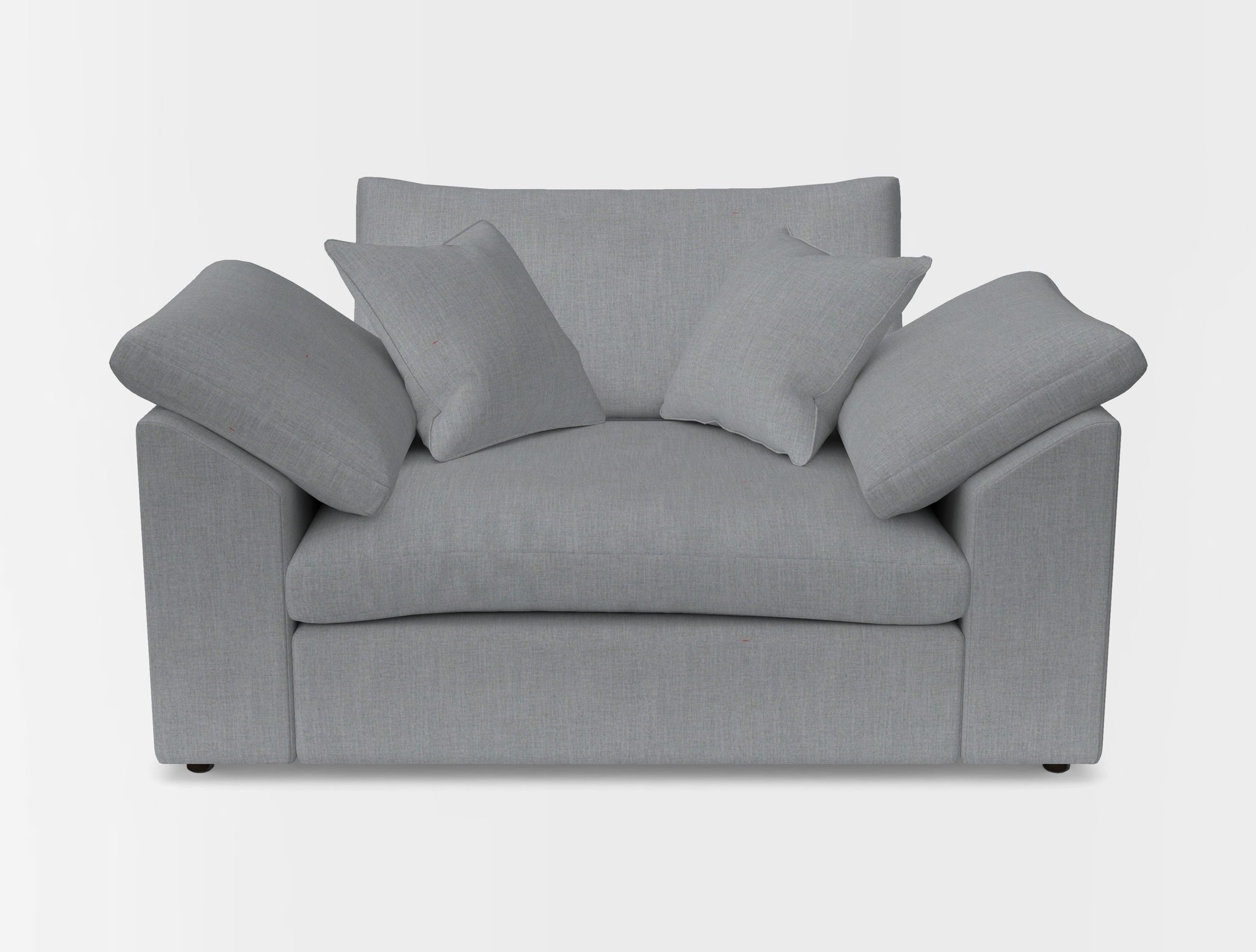 Big softie sloped arm front
