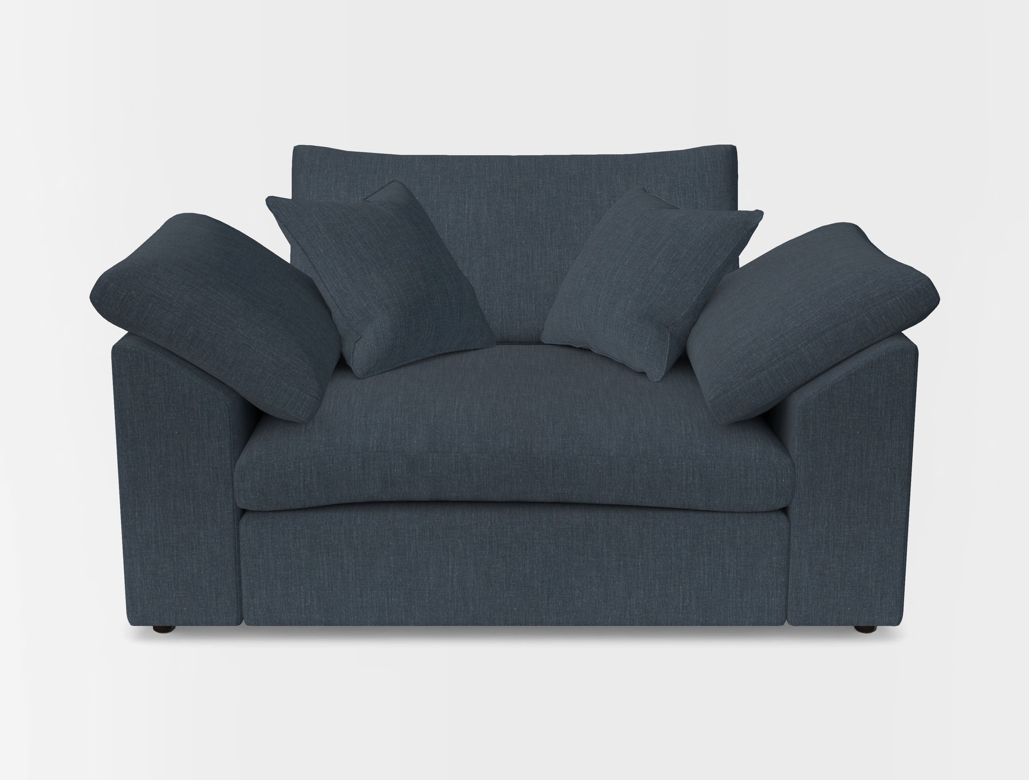 Big softie sloped arm front